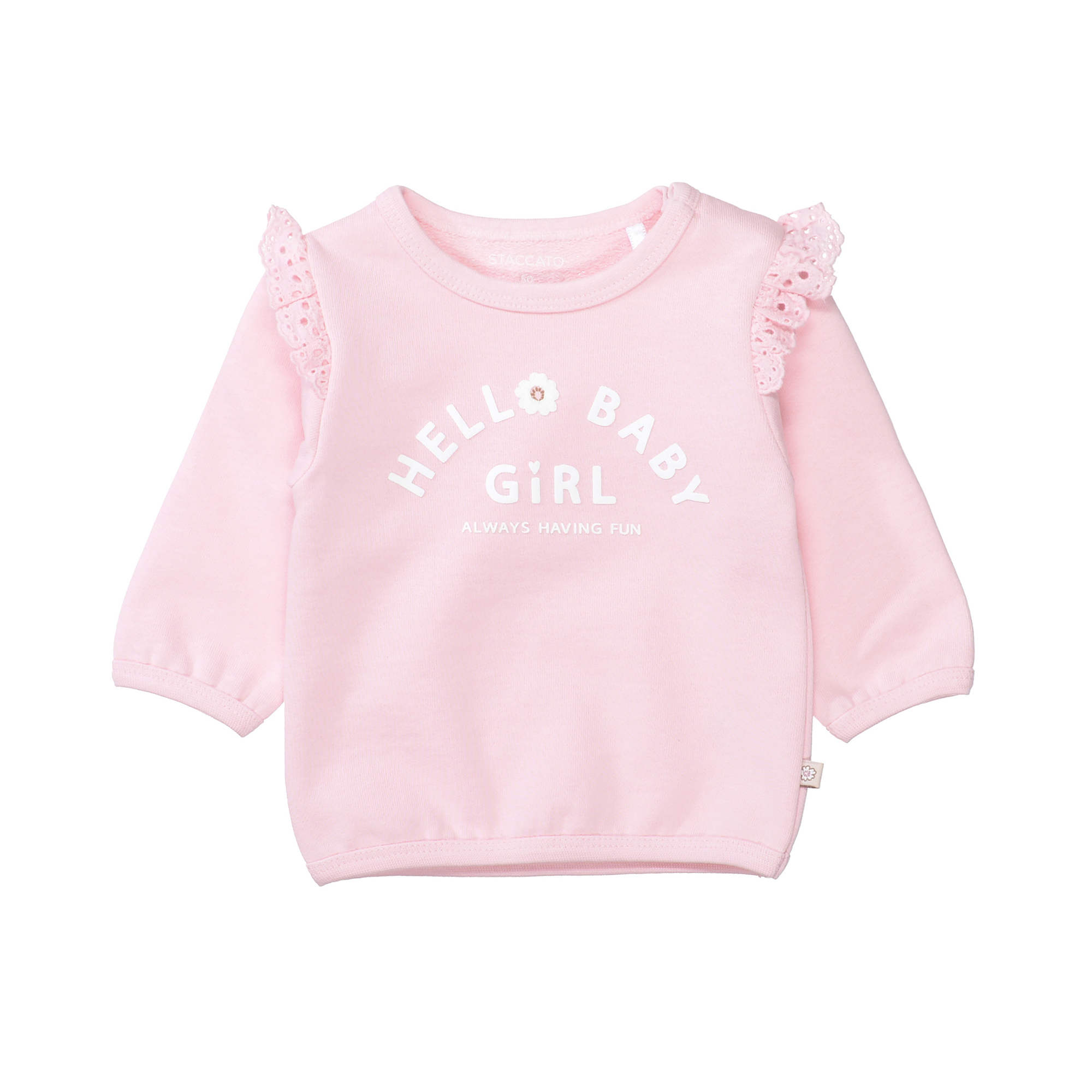 Pullover & Sweatshirts, STACCATO, Pink – Besonderheit: aus 100% Baumwolle