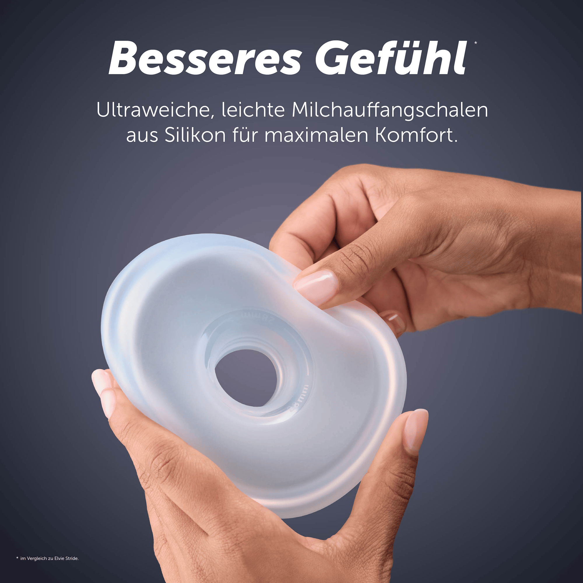 Milchpumpen, elvie, Transparent – Produktansicht