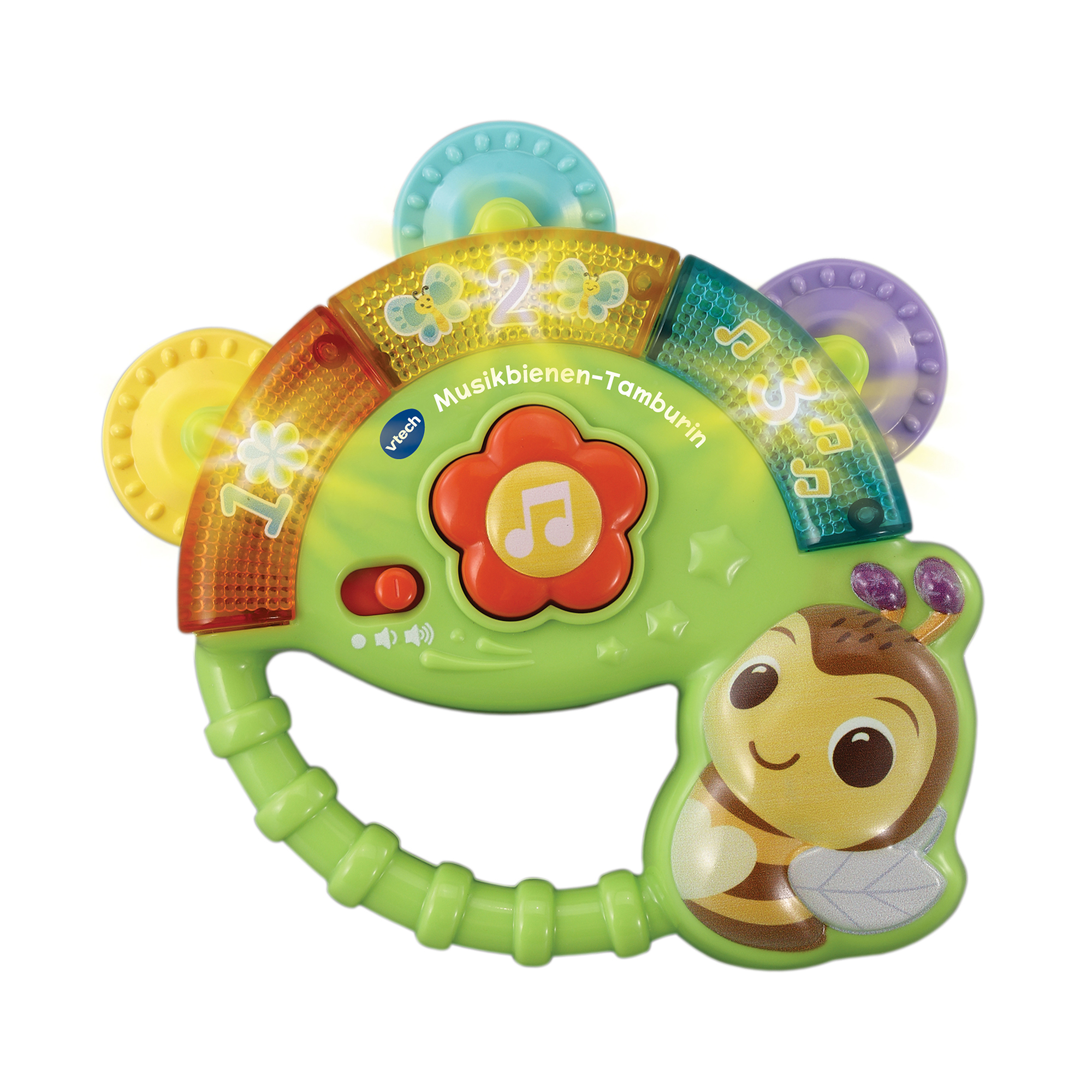 Elektronisches Spielzeug, vtech, Mehrfarbig – Besonderheit: mit Bewegungssensor, leuchtenden Farben, blinkenden Lichtern und tollen Rasselelementen