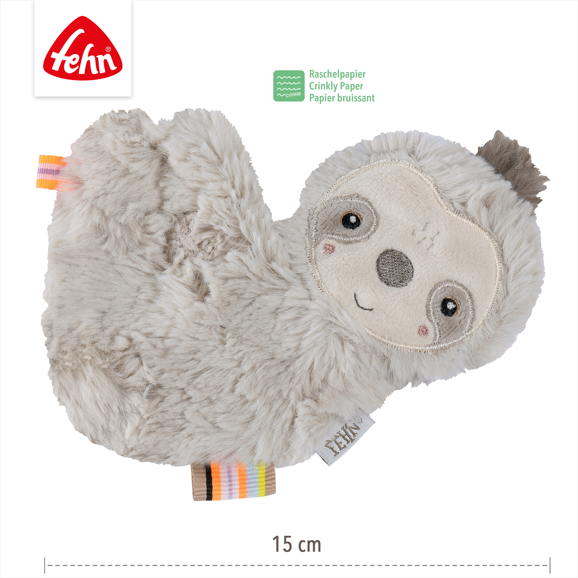 Kuscheltiere, fehn, Grau – Produktansicht