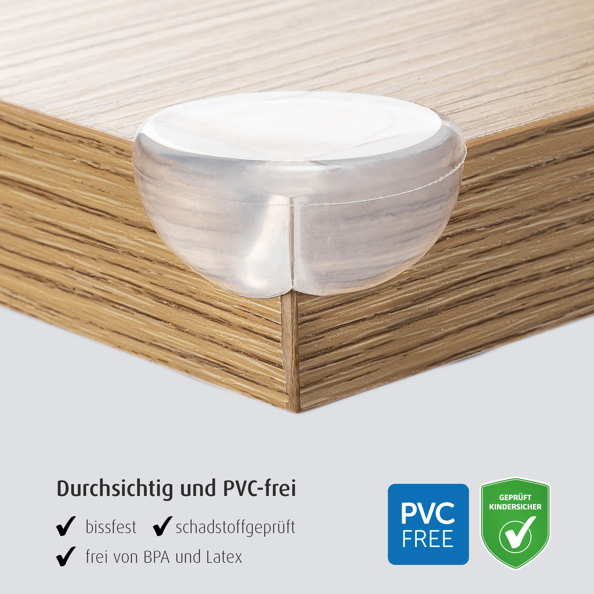 Kantenschutz, reer, Transparent – Produktansicht