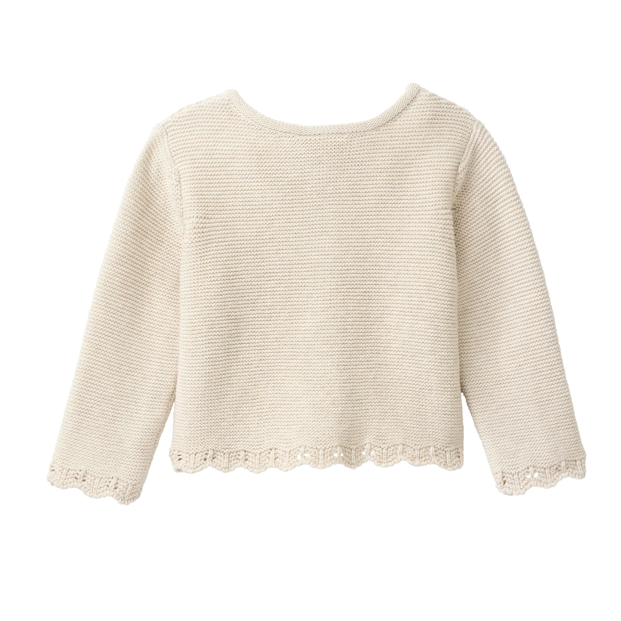 Sweat-, Fleece- & Strickjacken, People Wear Organic, Beige – Besonderheit: aus 100% Baumwolle
