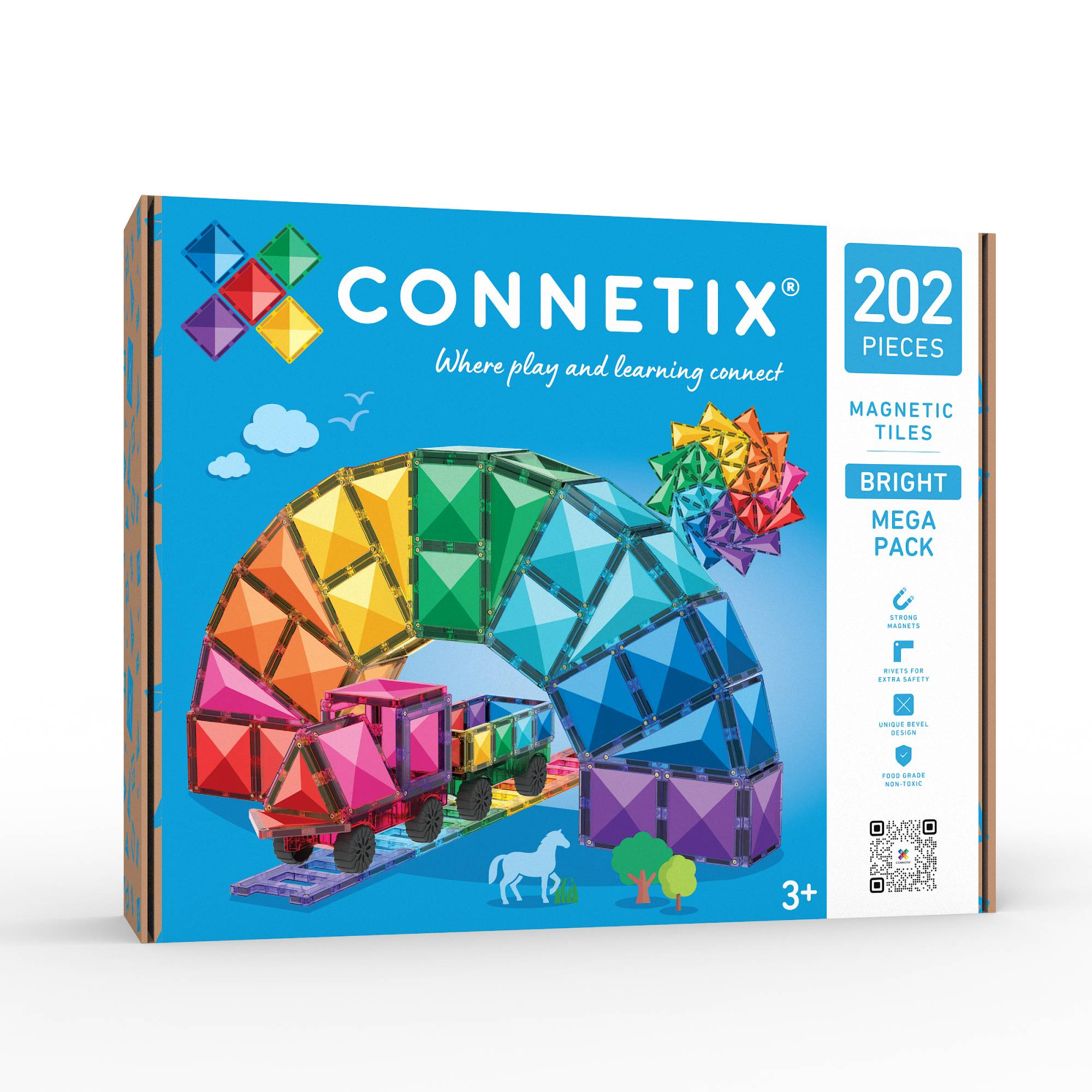 Bausteine, Connetix, Blau – Produktansicht