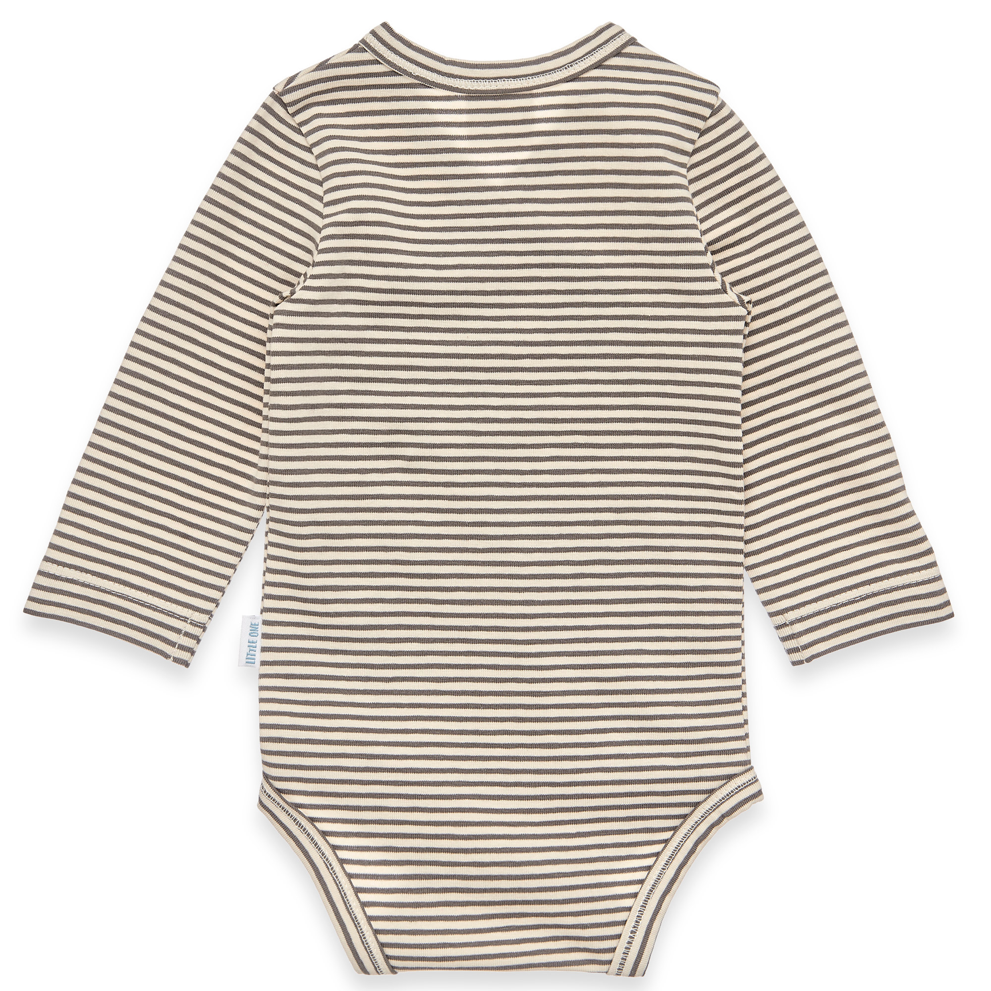 Wickelbodys, LITTLE ONE, Grau – Besonderheit: aus 95% Baumwolle