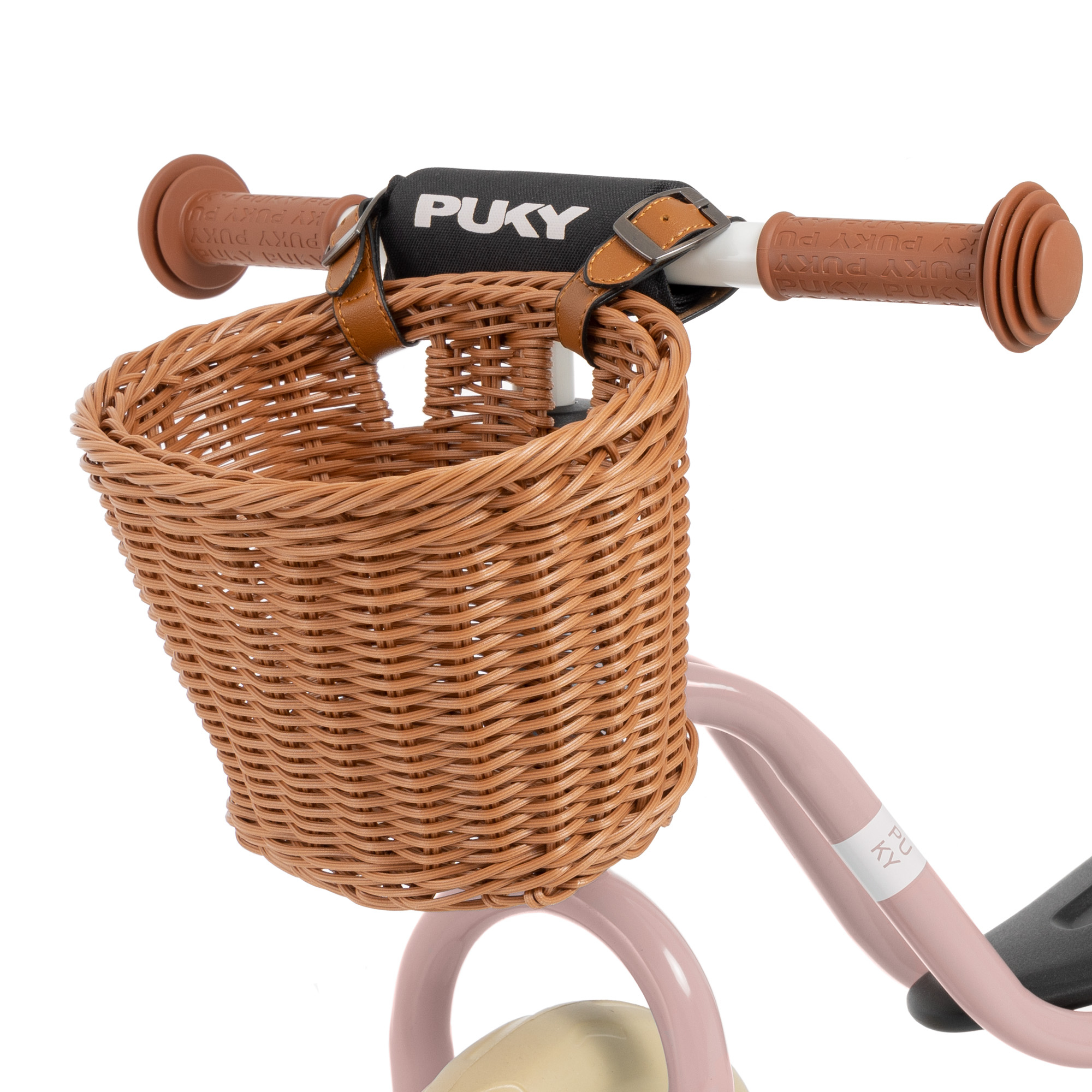 Laufräder Retro, PUKY, Pink – Besonderheit: Rahmen mit tiefem Einstieg und Trittbrett