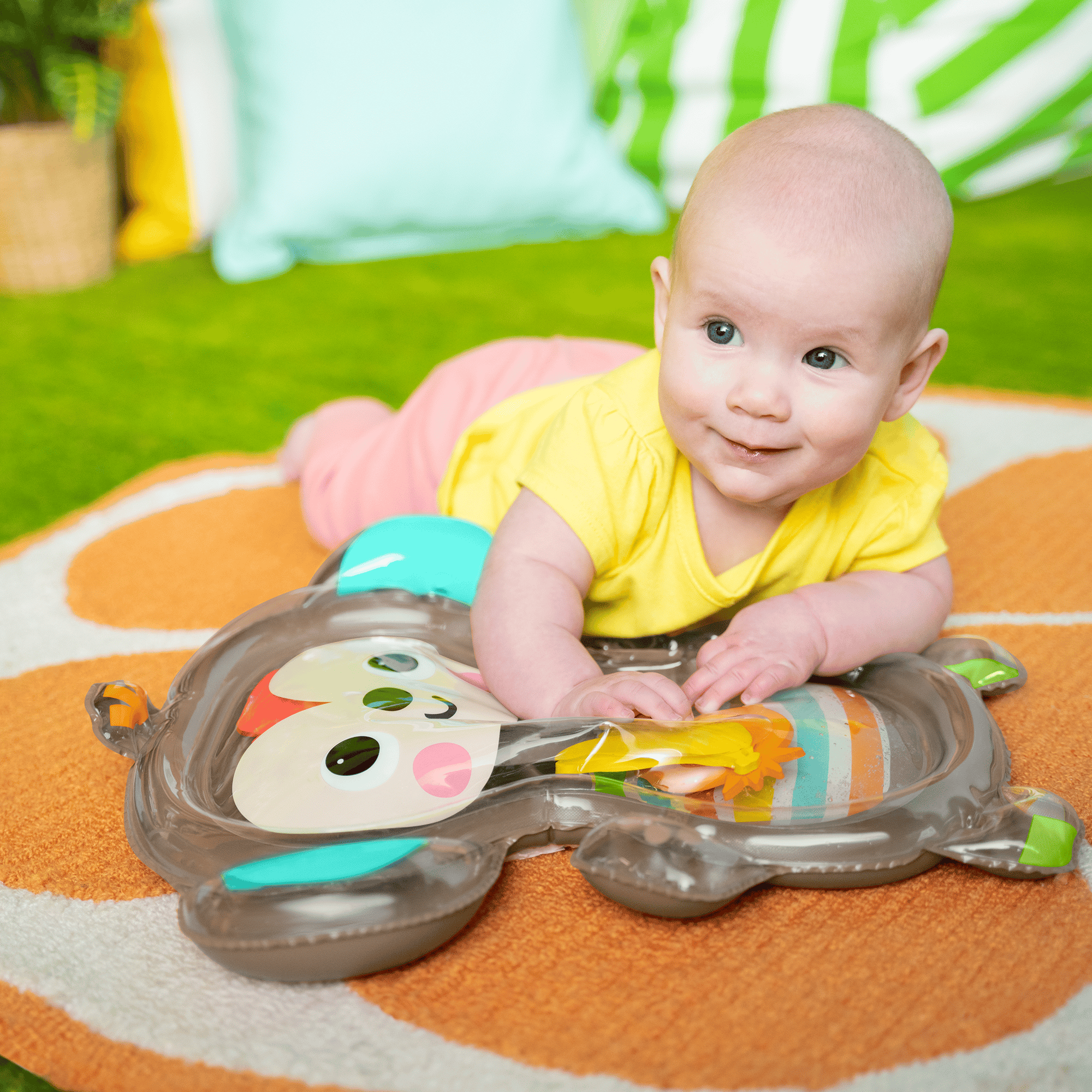 Hungry Monkey Tummy Time Wassermatte BrightStarts 2000585917104 2