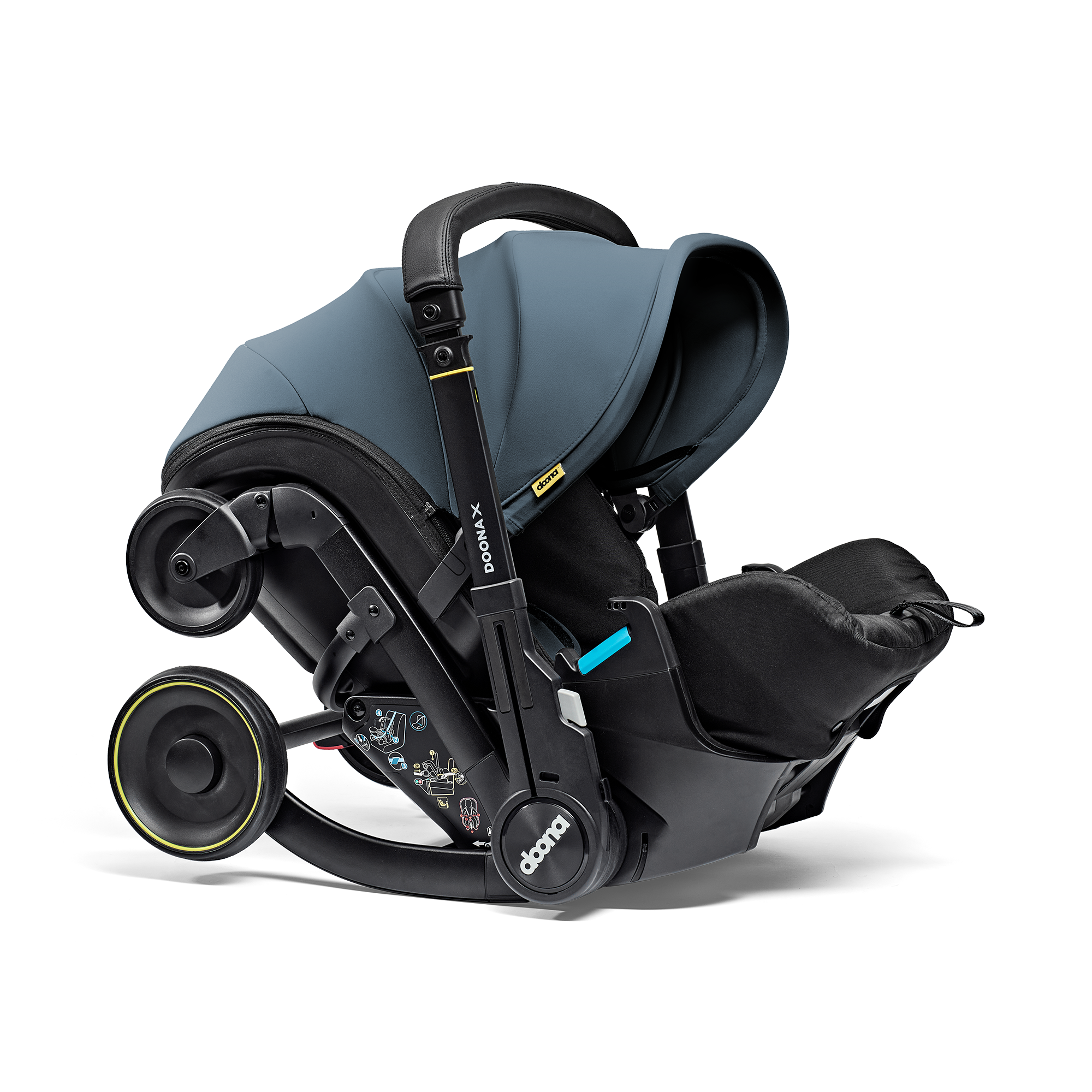 Kombi-Kinderwagen, doona, Blau – Produktansicht