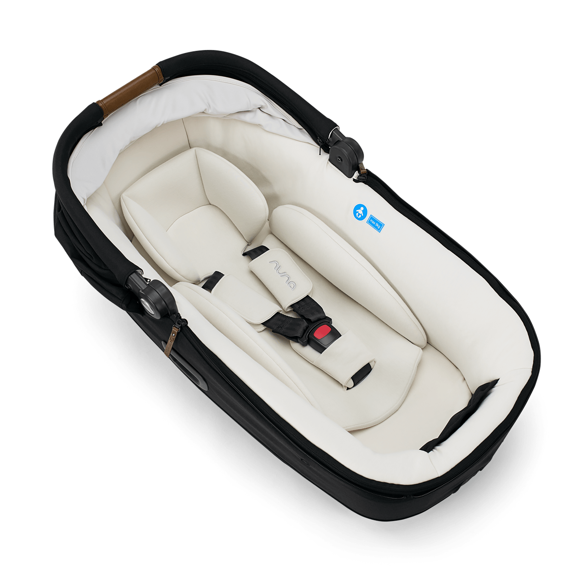 Babyschalen 0-13 kg, Gruppe 0+, nuna, Schwarz – Produktansicht