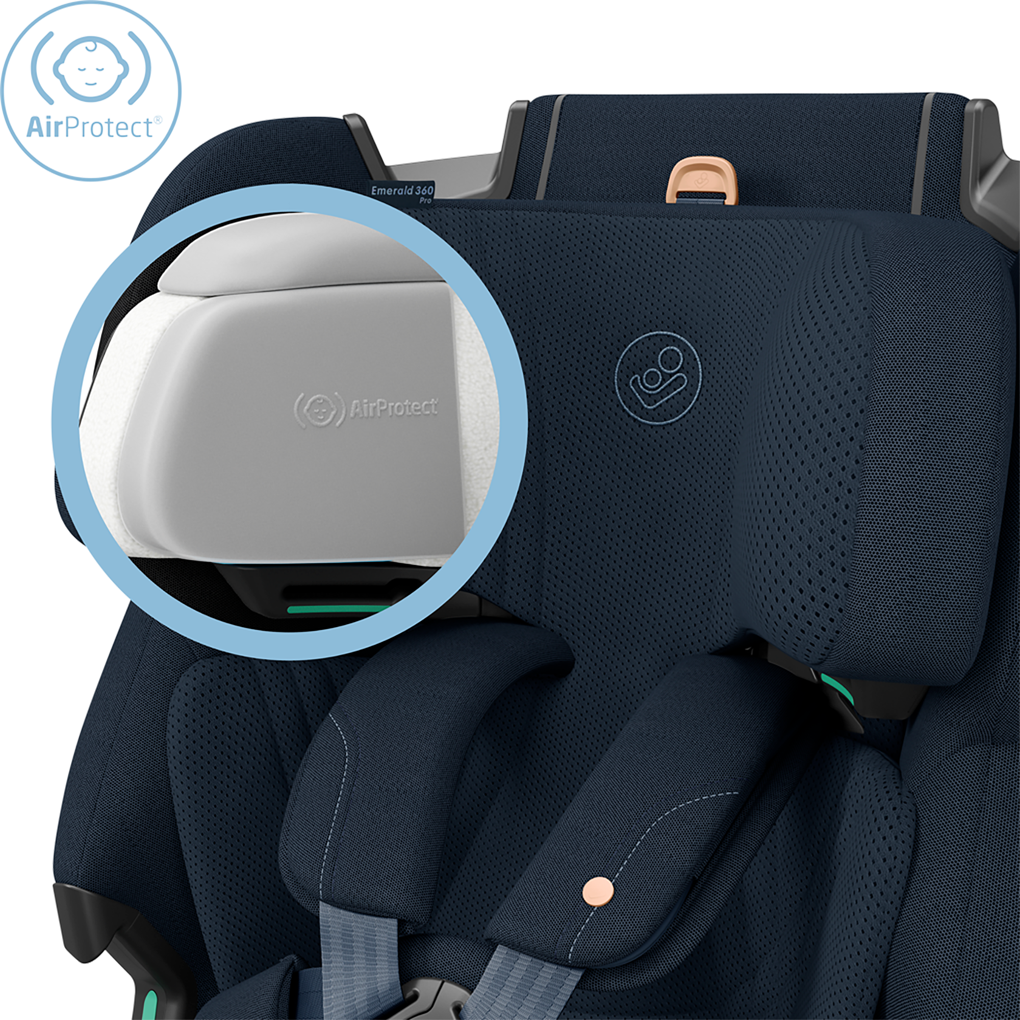 Kindersitze 9-36 kg, Gruppe 1/2/3, MAXI-COSI Premium, Blau – Produktansicht