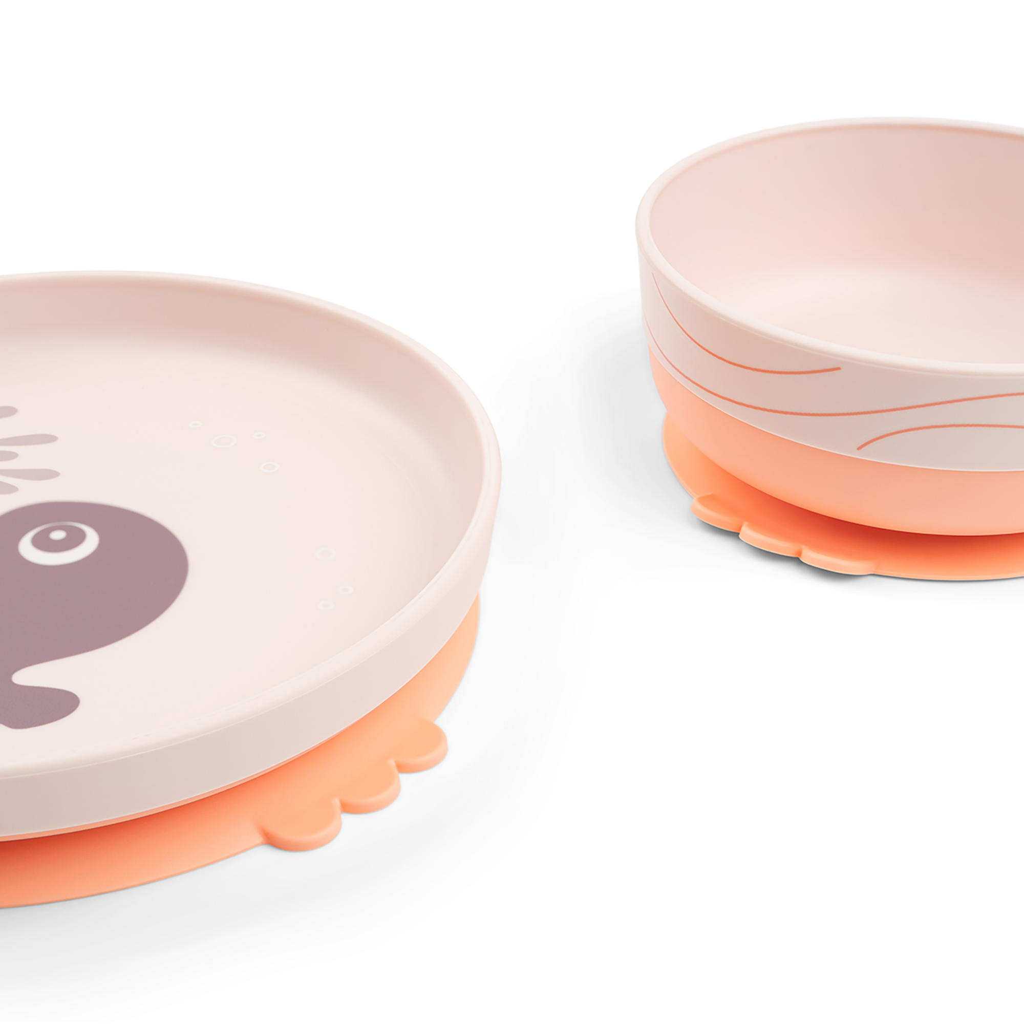 Kinderteller, done by deer, Pink – Produktansicht