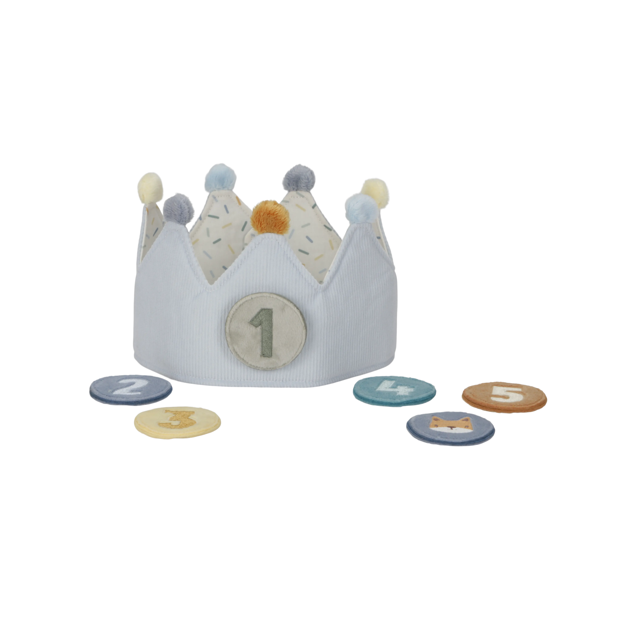 Rollenspiele, LITTLE DUTCH, Blau – Besonderheit: mit Zahlen von 1 bis 5 und einem Fuchs-Emblem