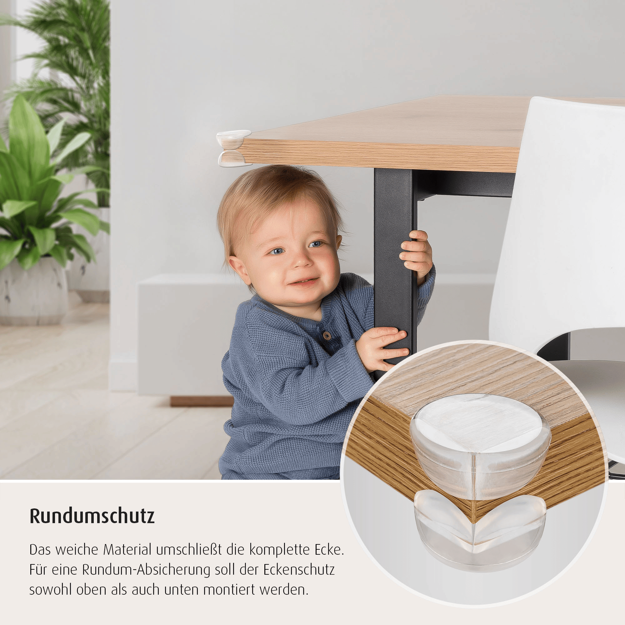 Kantenschutz, reer, Transparent – Produktansicht