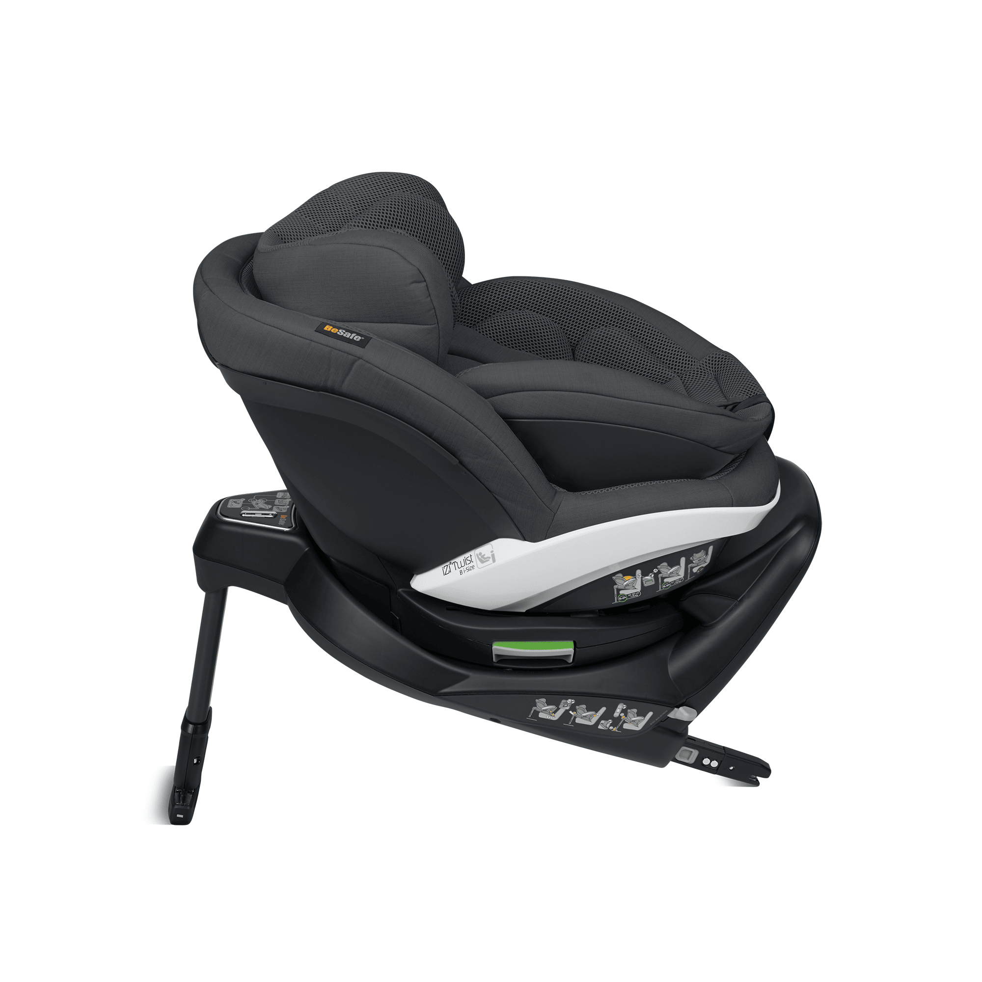 Reboarder 0-18 kg, Gruppe 0+/1, BeSafe, Grau – Produktansicht