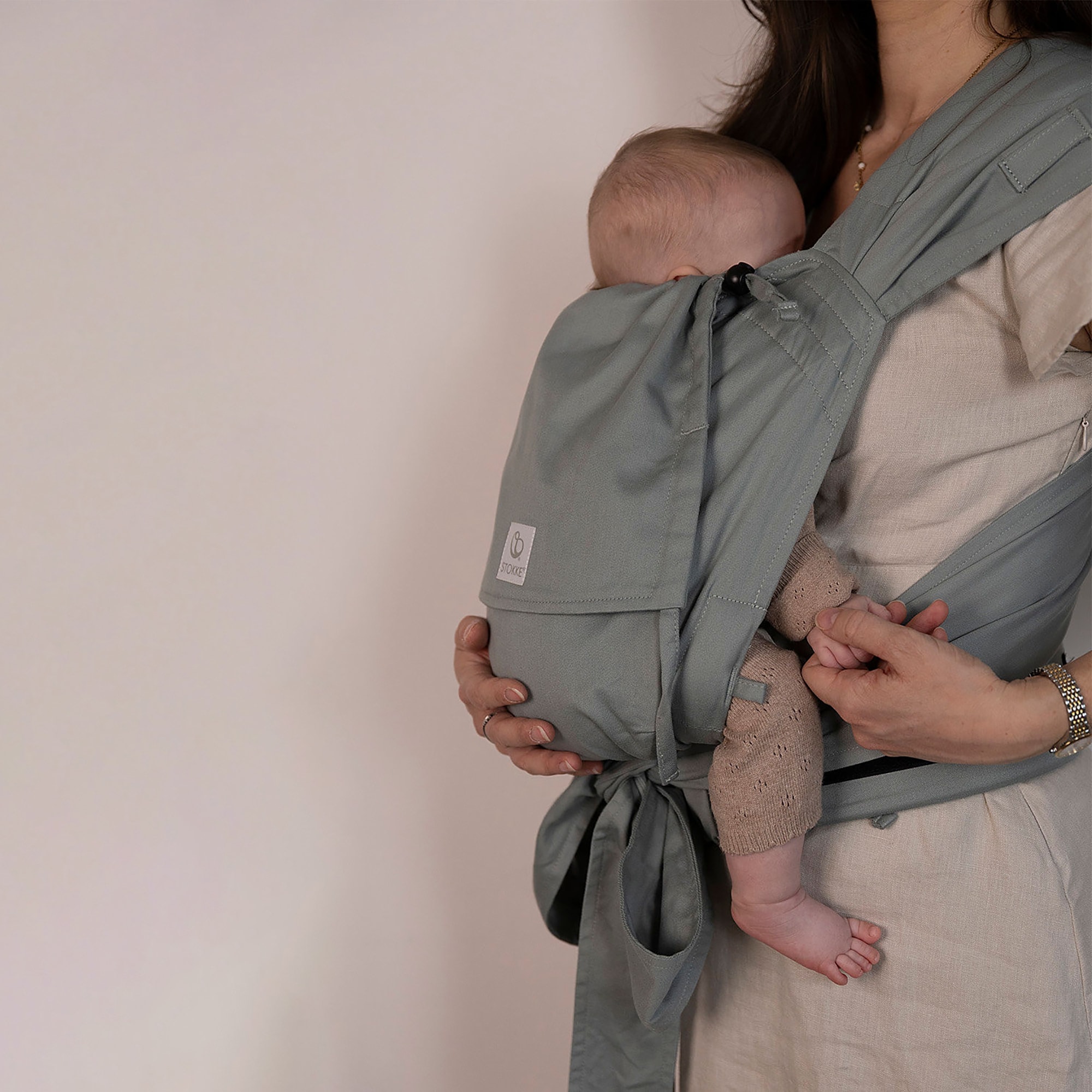 Babytragen, STOKKE, Grün – Produktansicht
