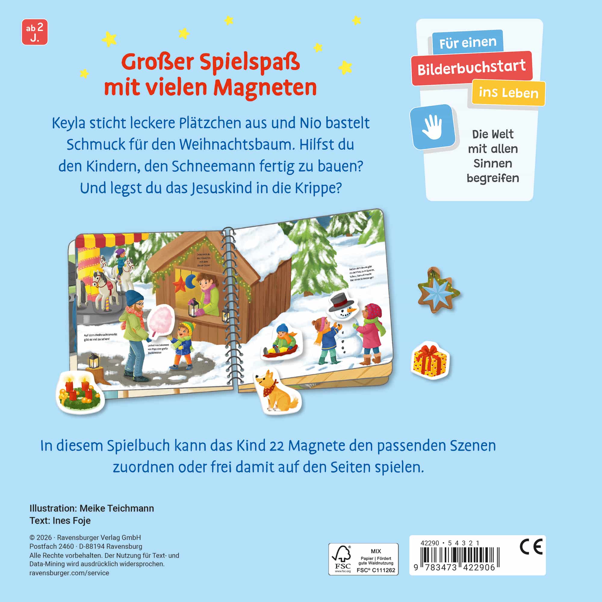 Bilderbücher, Ravensburger, Rot – Besonderheit: mit 22 Magneten