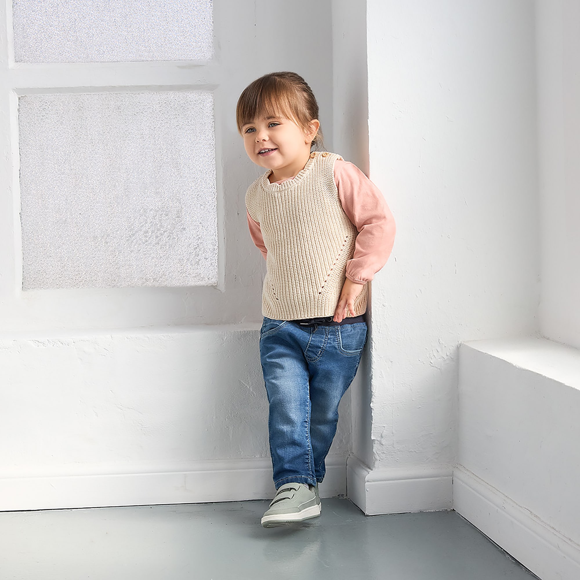 Pullover & Sweatshirts, blue seven, Beige – Produktansicht