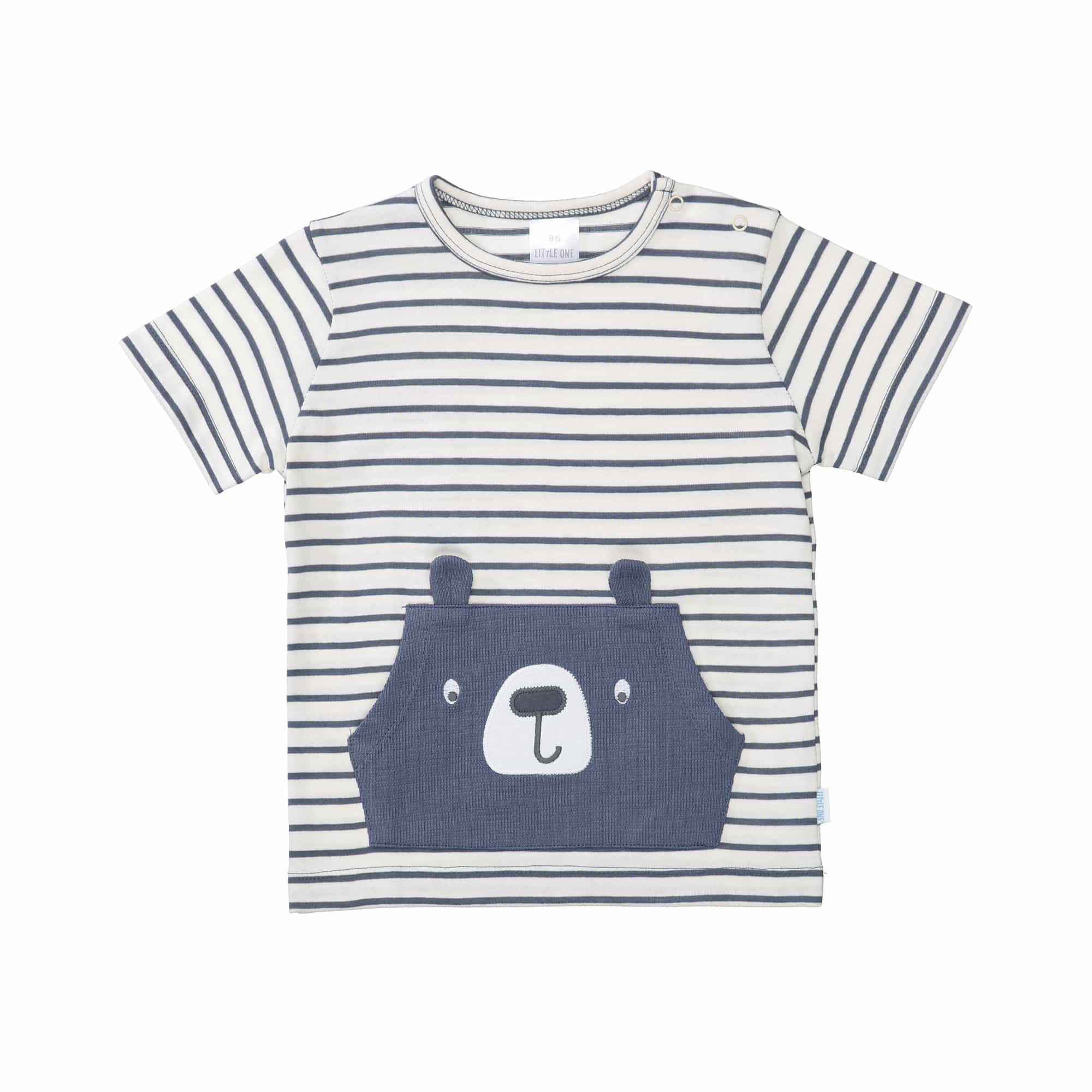 Kurzarmshirts, LITTLE ONE, Blau – Produktansicht