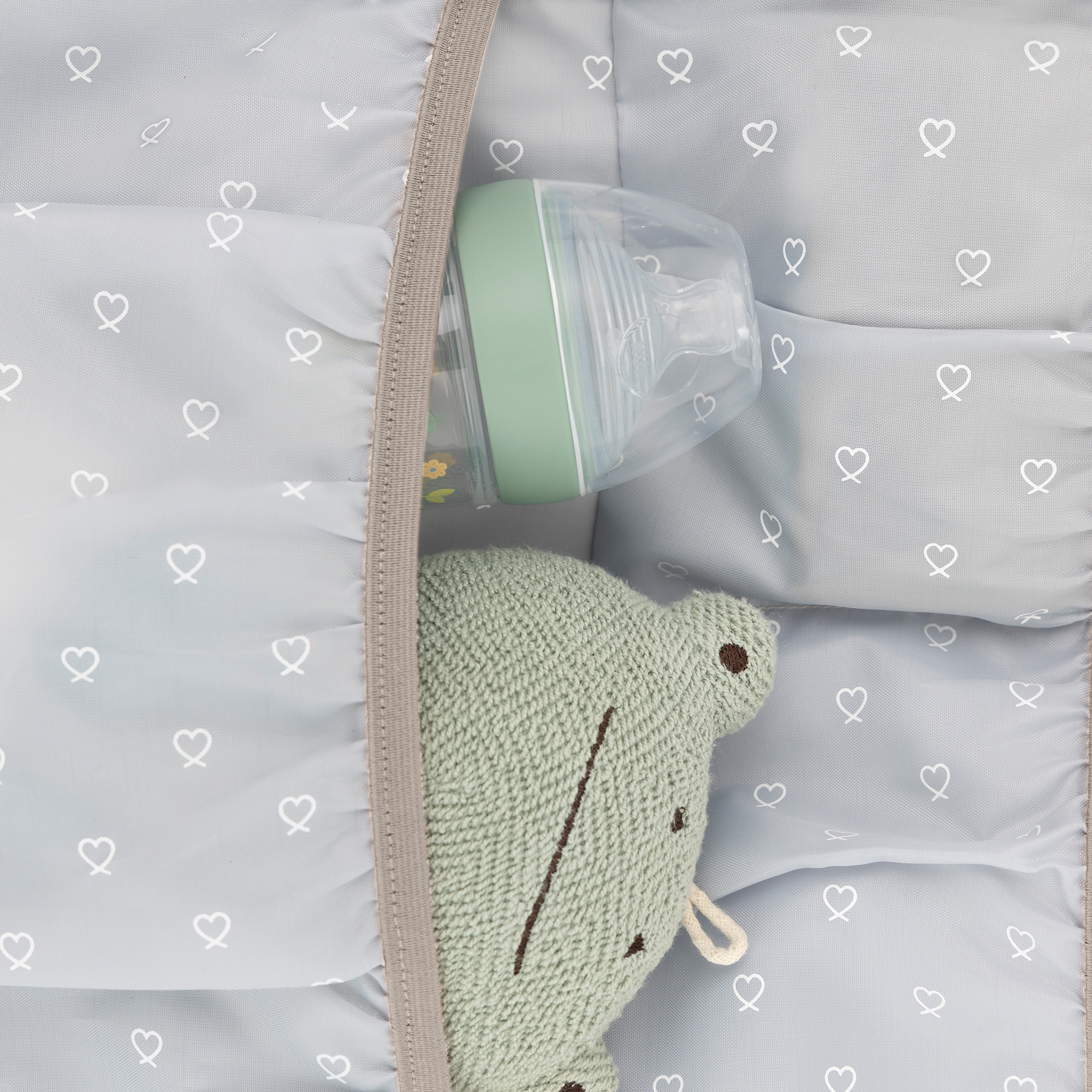 Wickelrucksäcke, ELSA & EMIL, Beige – Produktansicht