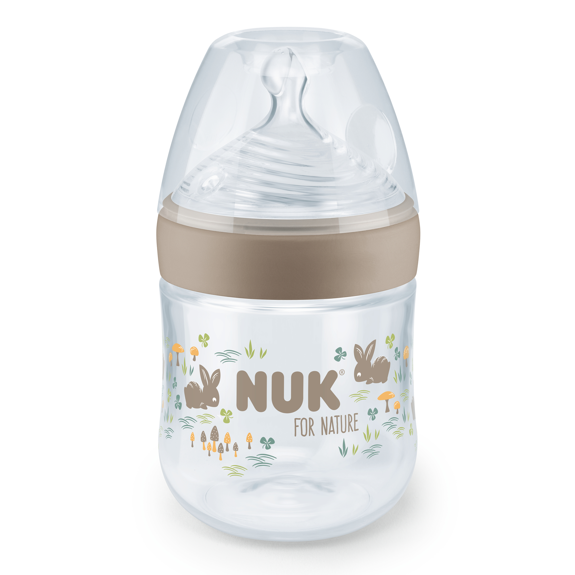 NUK for Nature Babyflasche 150 ml Wald NUK Beige Beige 2000583033400 1