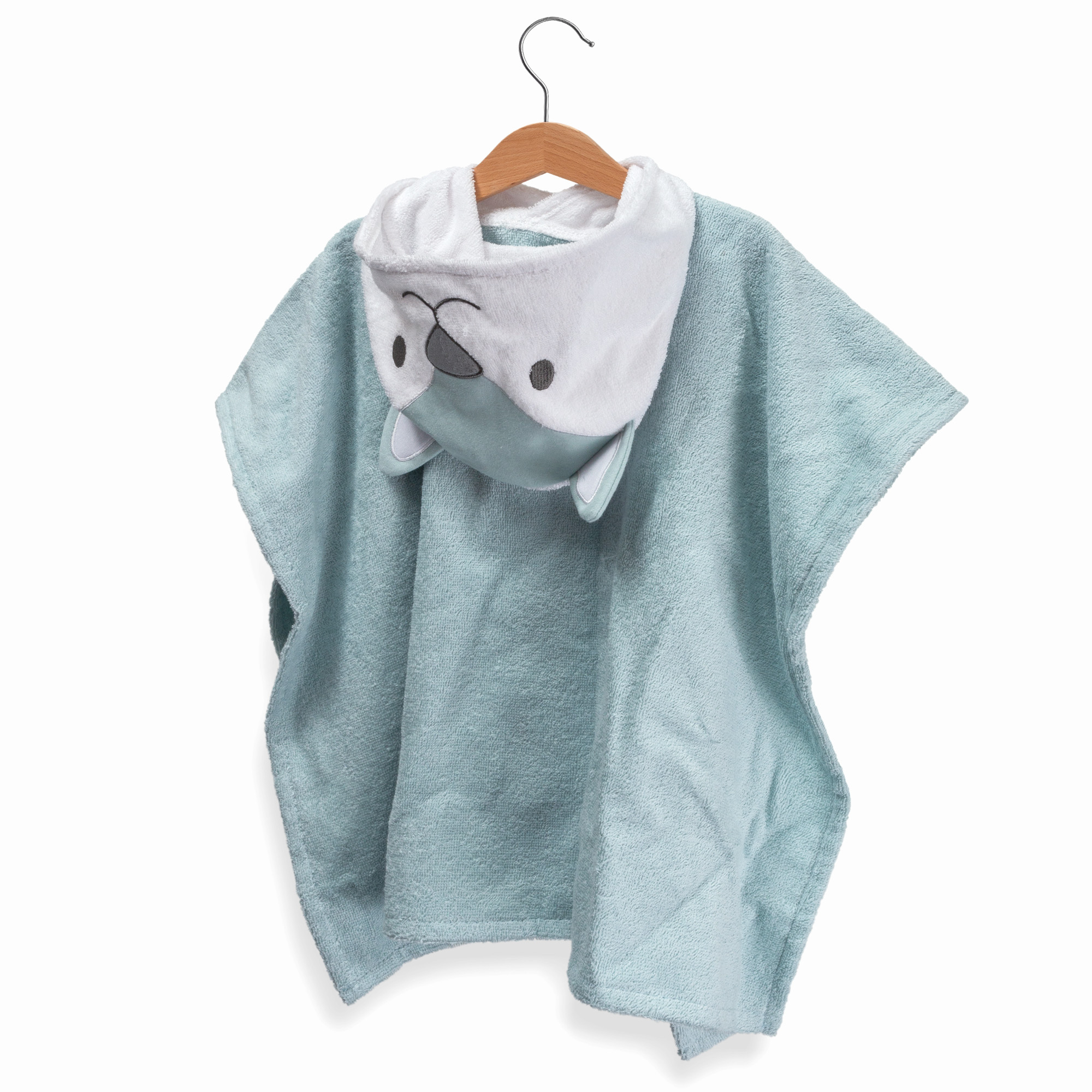 Badeponcho, LITTLE ONE, Grün – Produktansicht