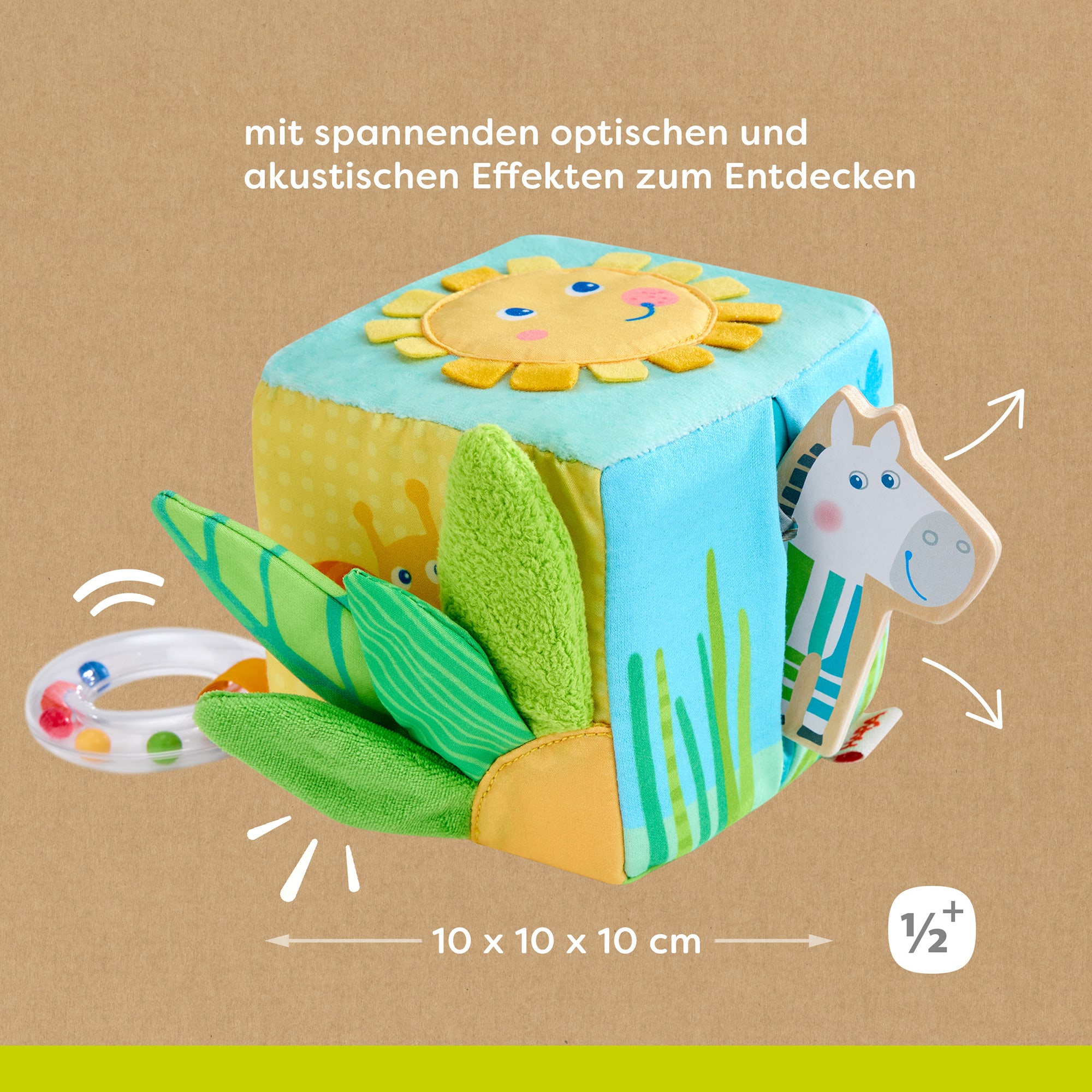 Spielwürfel, HABA, Grün – Produktansicht