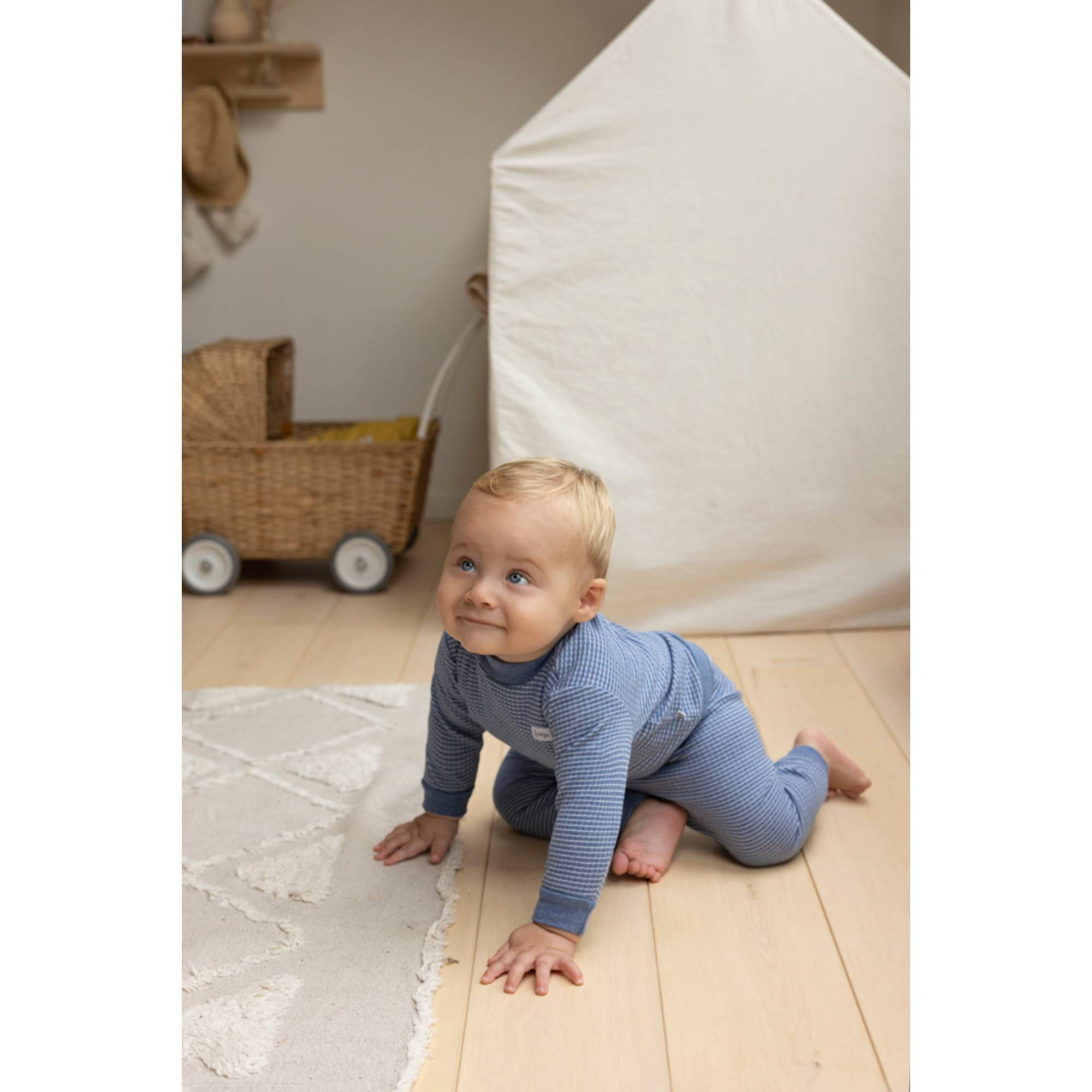 Schlafanzüge, FEETJE, Blau – Produktansicht
