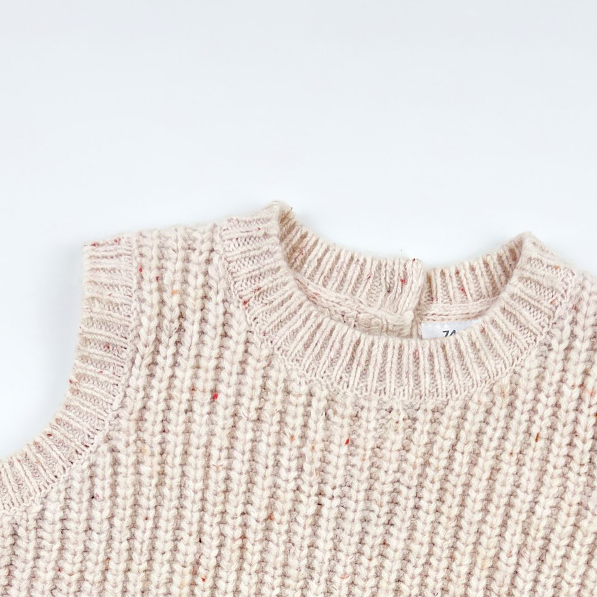 Strickpullover, LITTLE ONE, Beige – Produktansicht