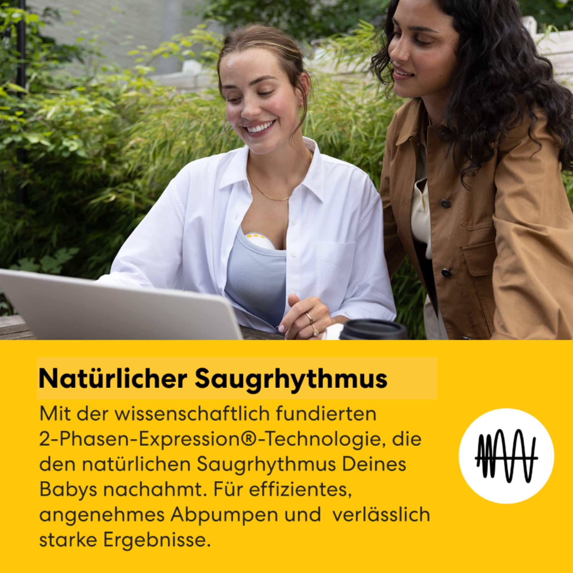 Hands Free Milchpumpen, medela, Transparent – Produktansicht