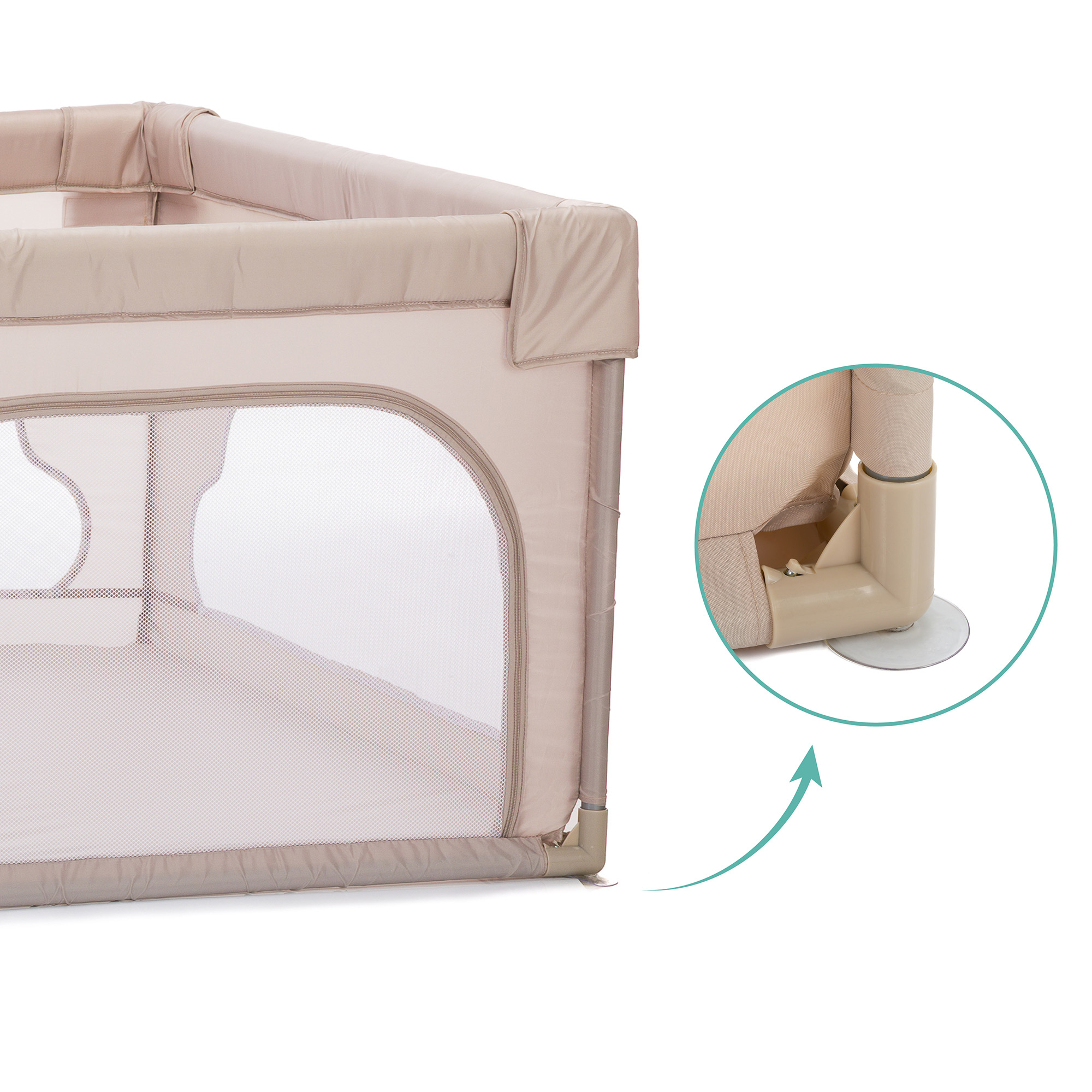Laufgitter & Laufgittereinlagen, fillikid, Beige – Produktansicht