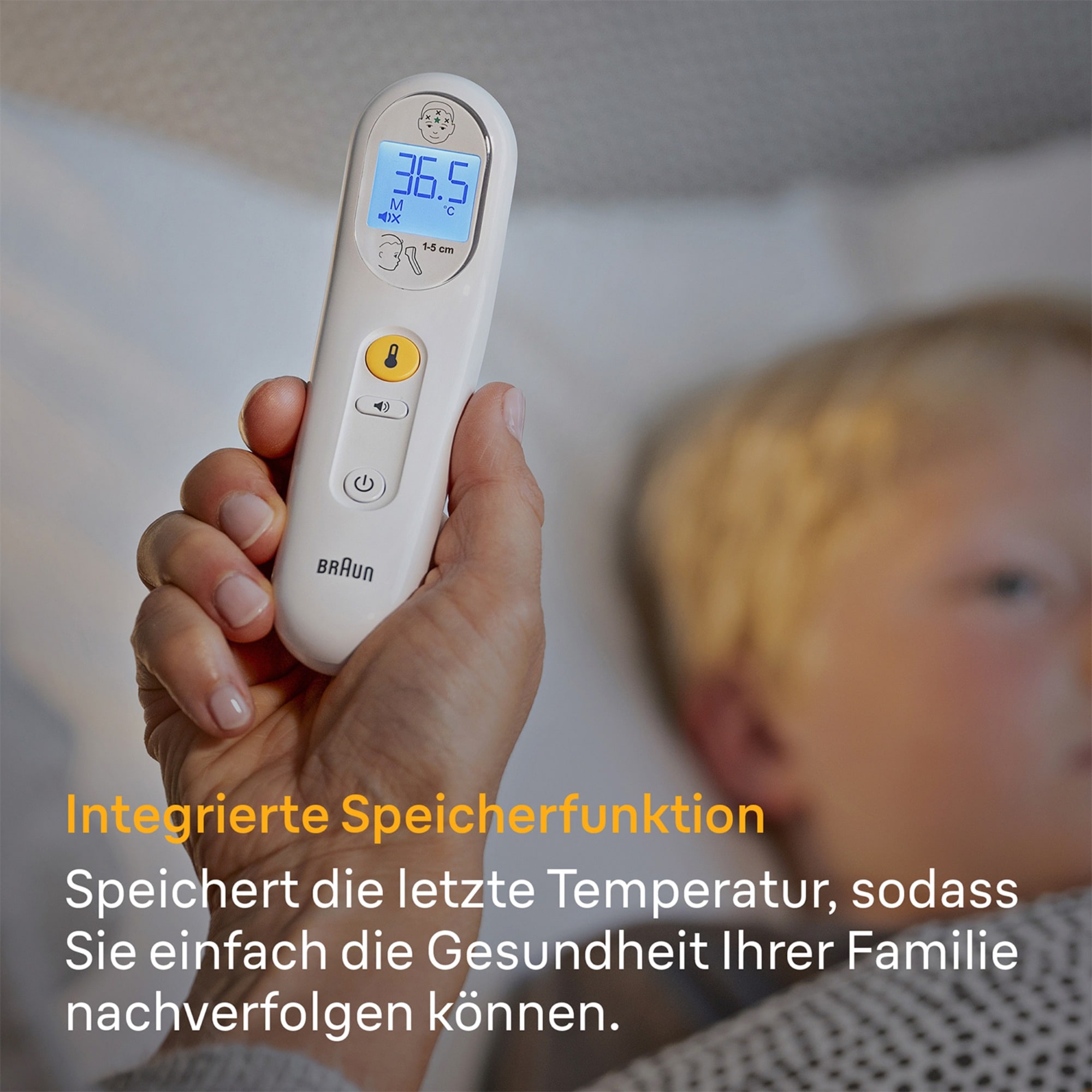 Fieberthermometer, BRAUN, Weiß – Produktansicht