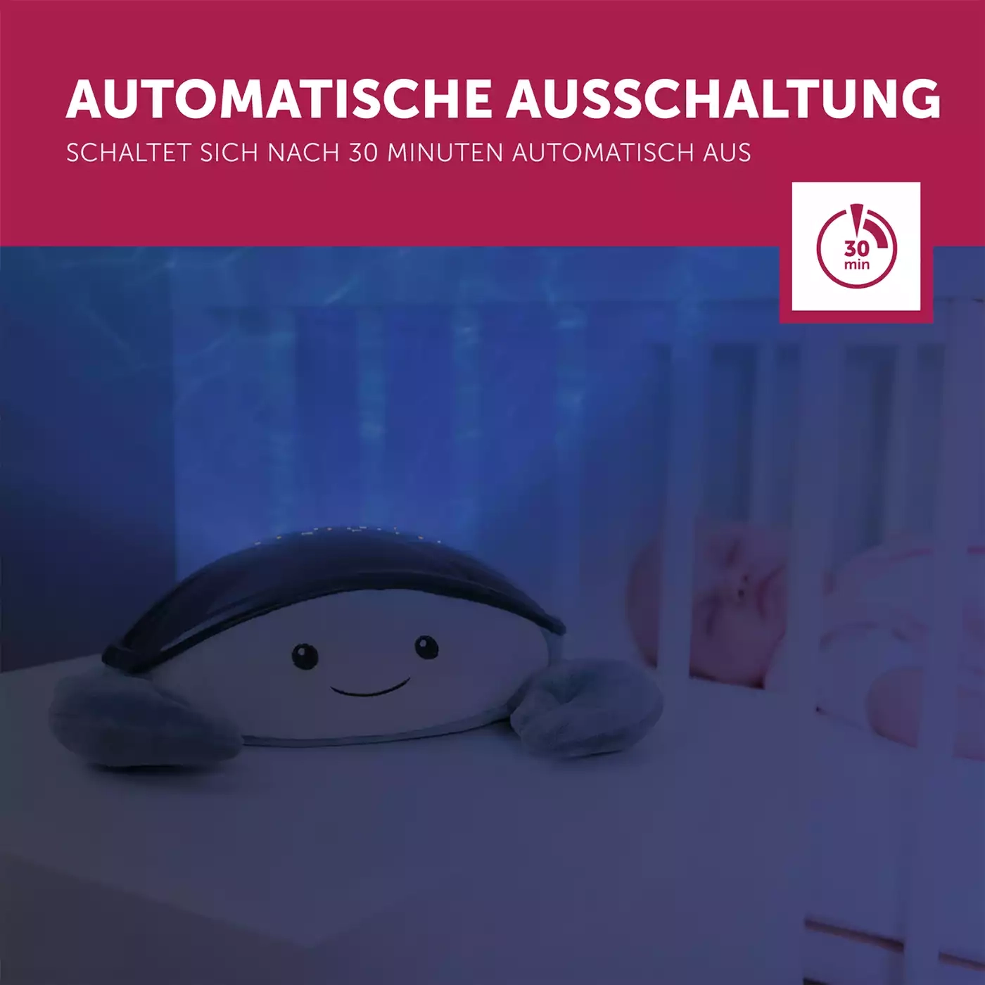 Nachtlichter, ZAZU, Blau – Produktansicht