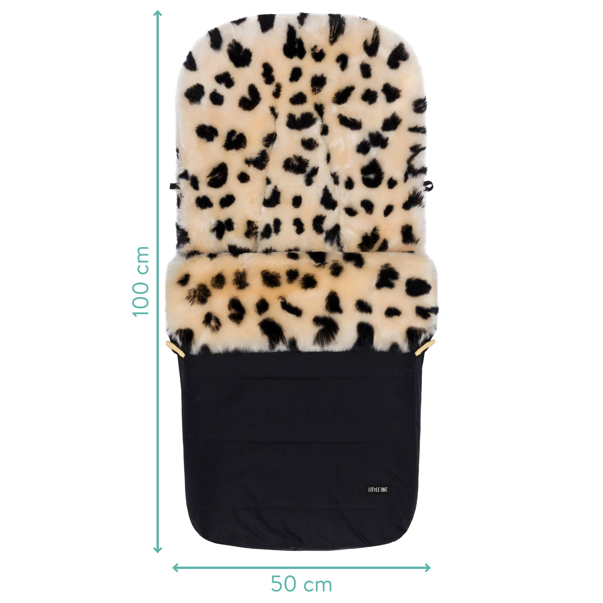 Fußsäcke & Decken, LITTLE ONE, Schwarz – Produktansicht