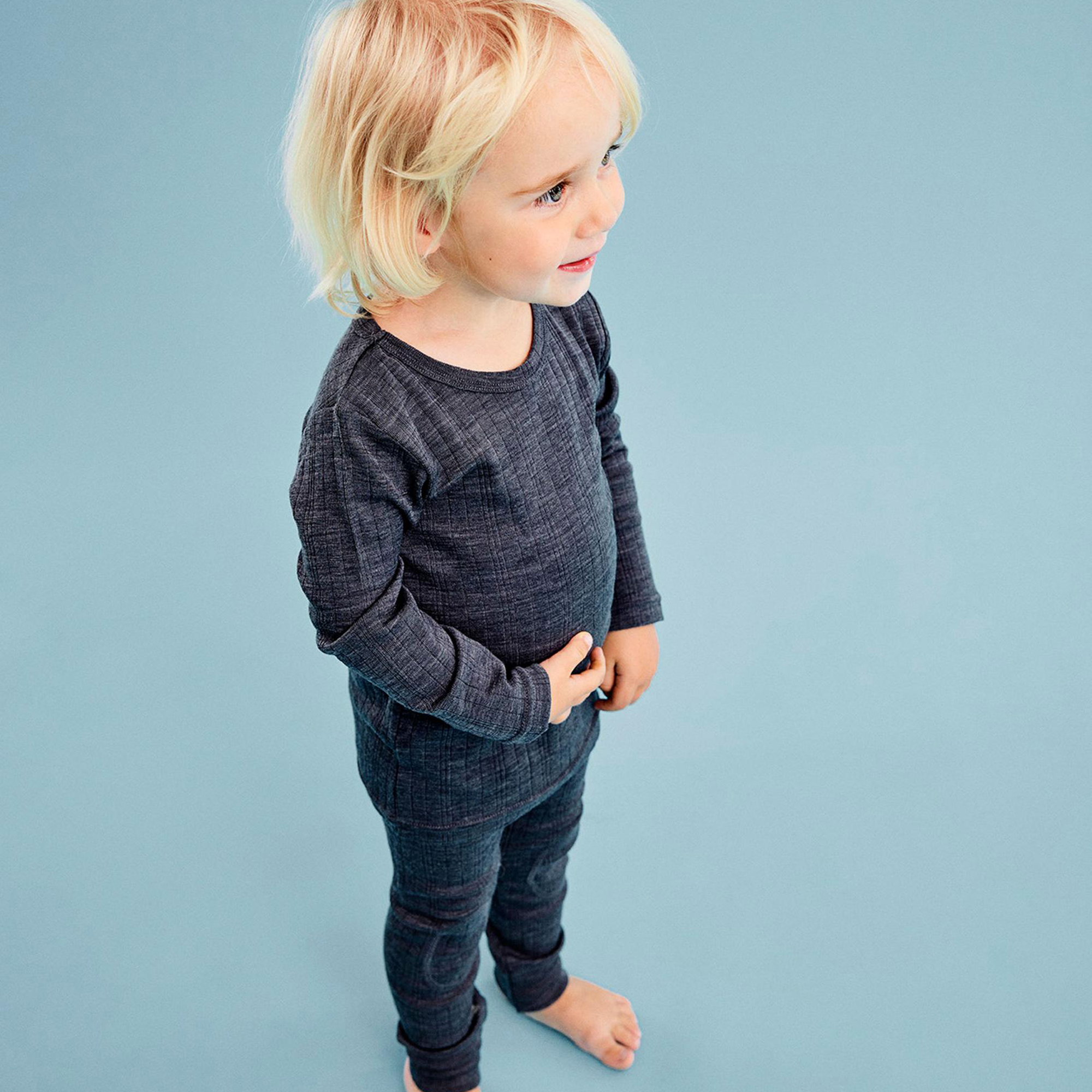 Unterwäsche, name it, Grau – Besonderheit: aus 100% Merinowolle