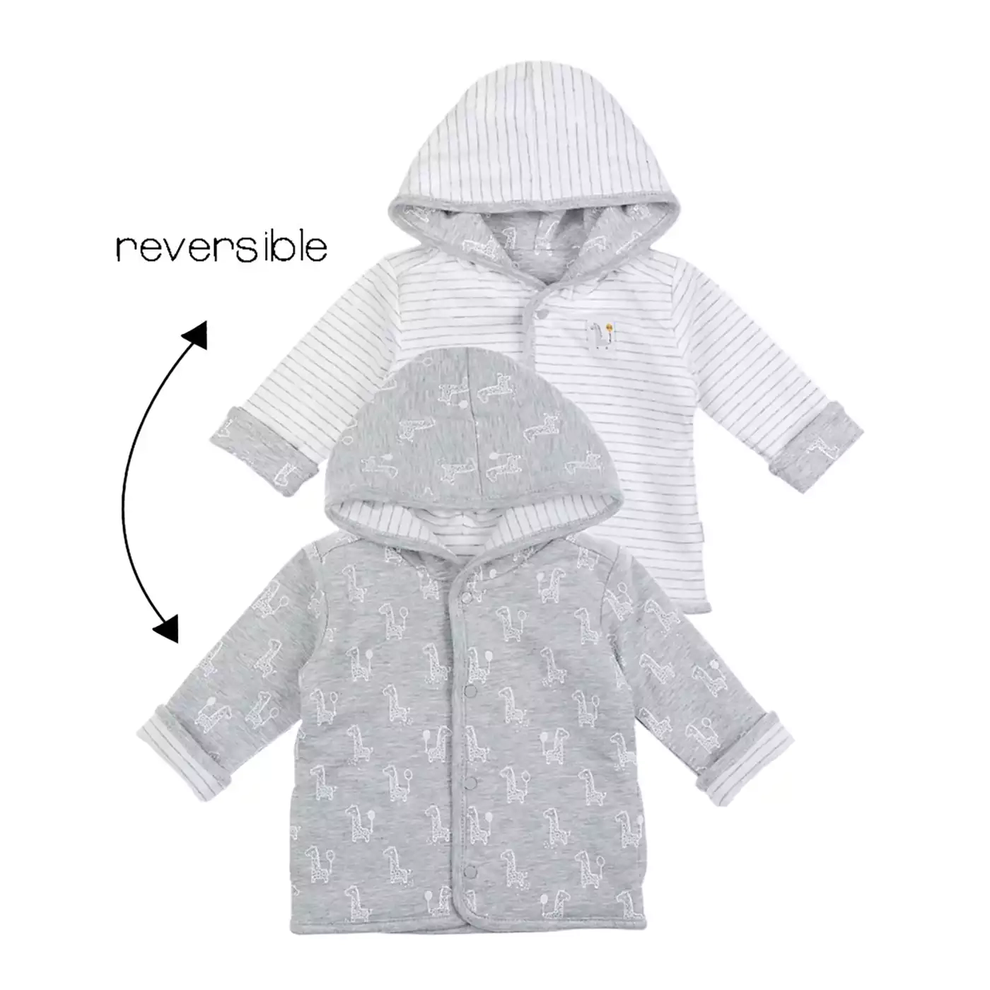 Sweat-, Fleece- & Strickjacken, FEETJE, Grau – Produktansicht