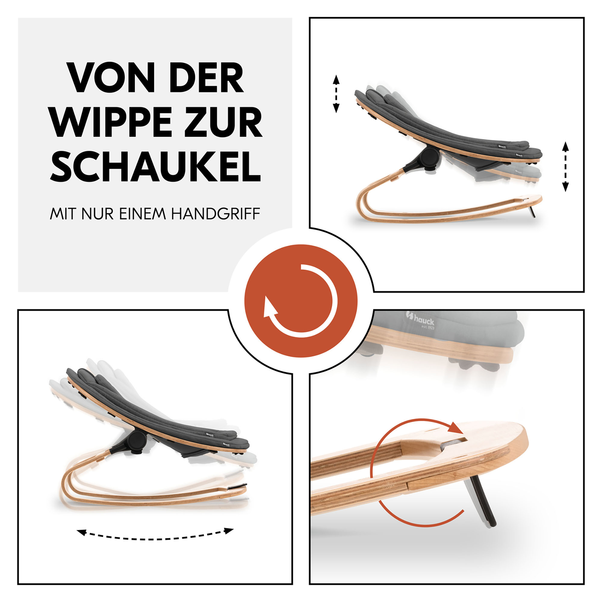 Treppenhochstühle, hauck, Grau – Produktansicht