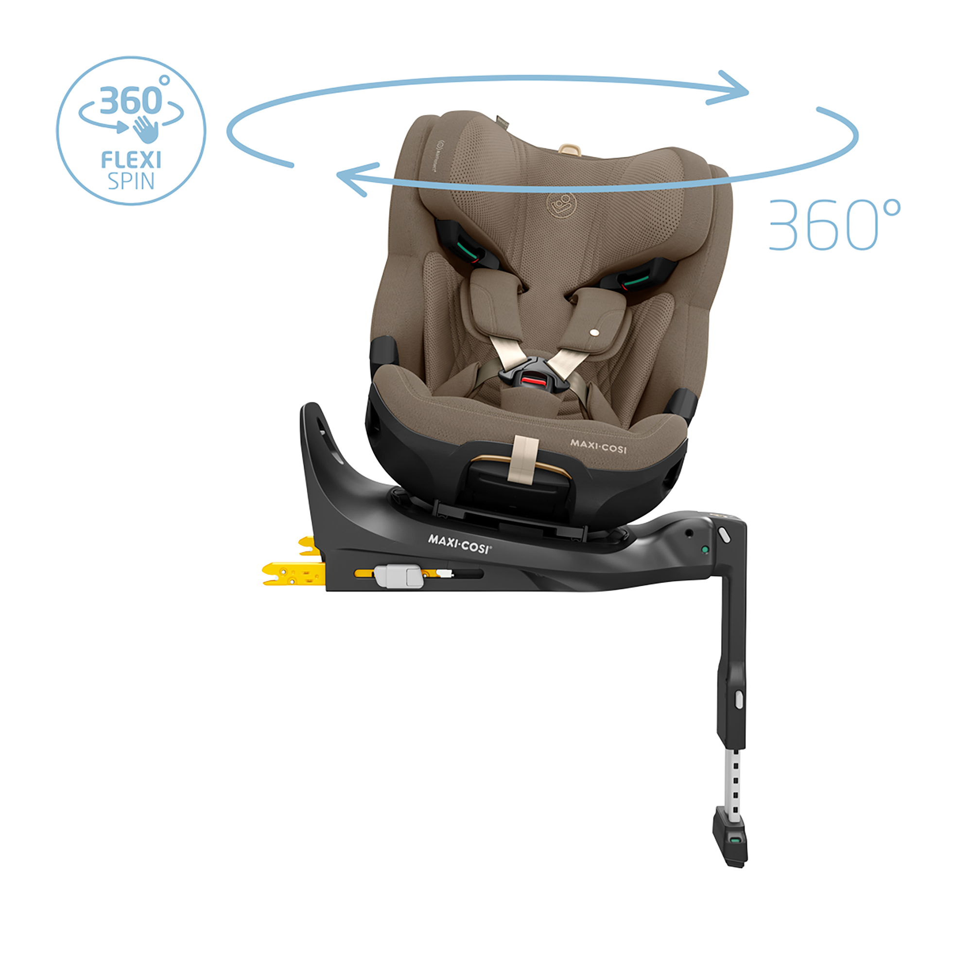 Kindersitze 9-36 kg, Gruppe 1/2/3, MAXI-COSI Premium, Beige – Produktansicht