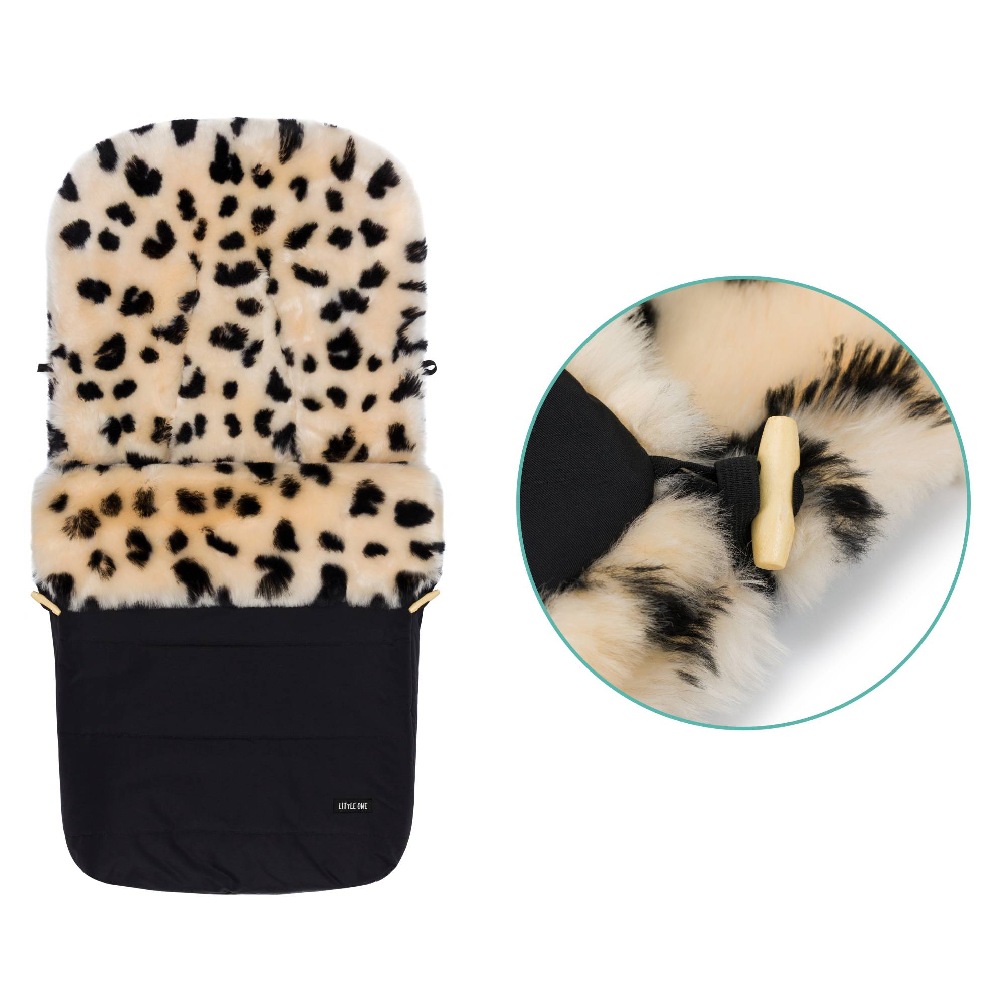 Fußsäcke & Decken, LITTLE ONE, Schwarz – Produktansicht
