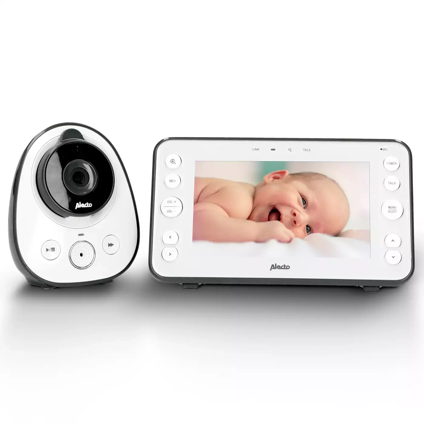 Video Babyphone, Alecto baby, Grau – Produktansicht