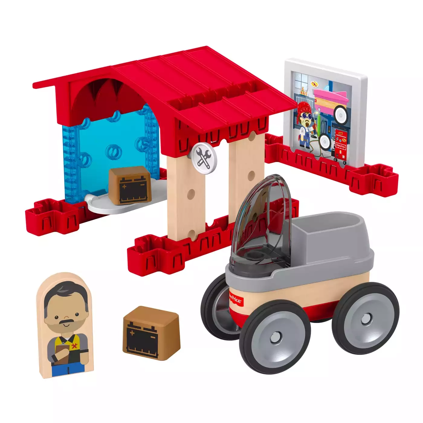 Holzspielzeug, Fisher Price – Produktansicht