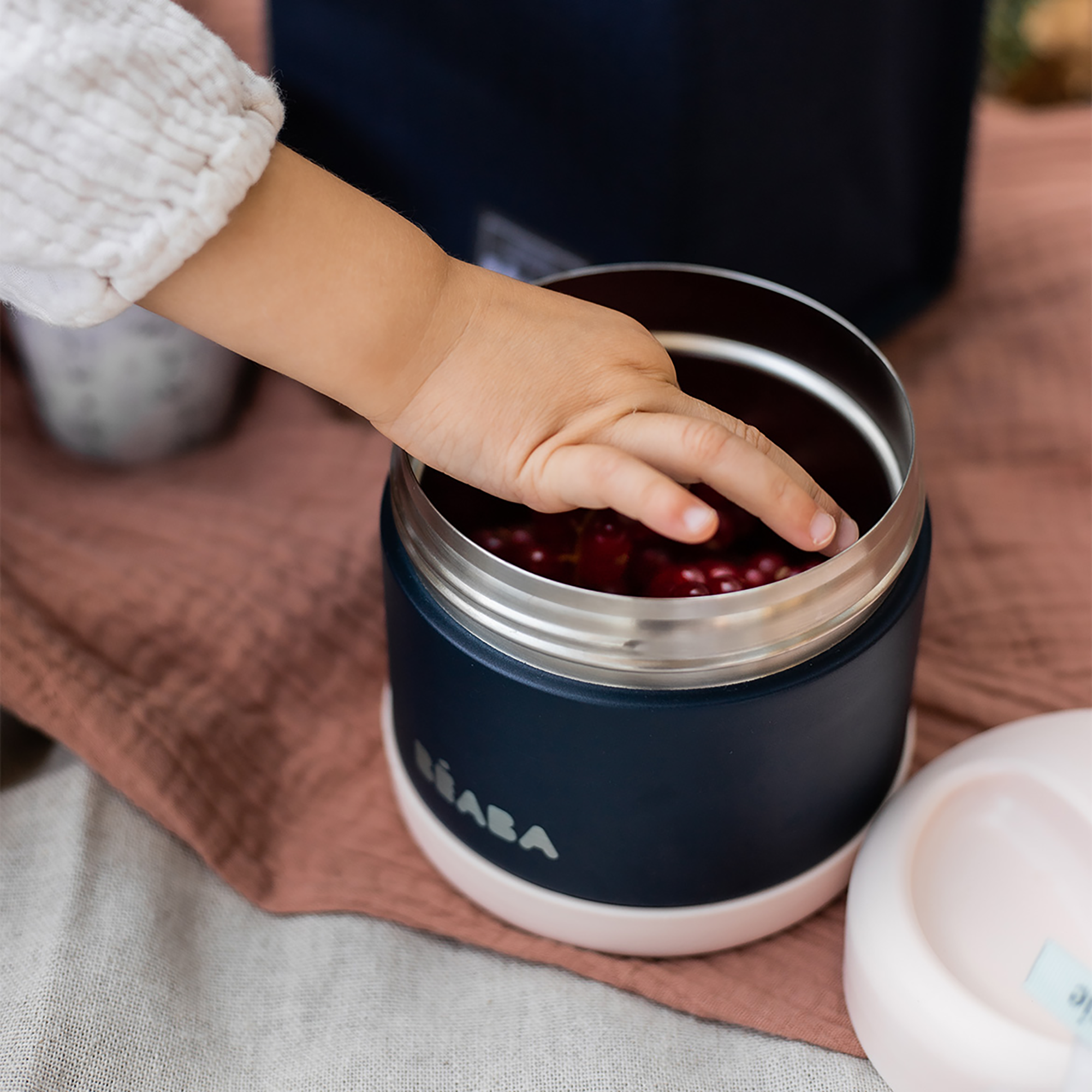 Nahrungsbehälter, BÈABA, Blau – Produktansicht