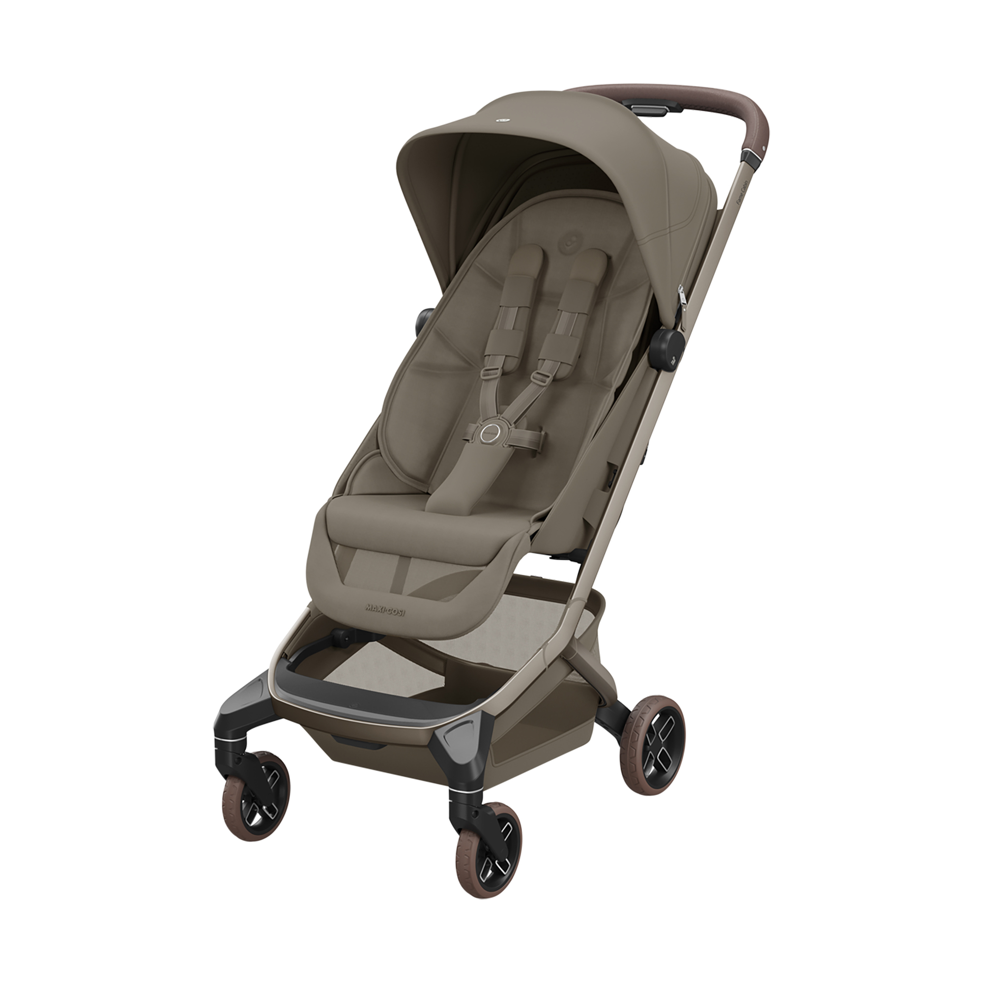 Buggys, MAXI-COSI Premium, Beige – Besonderheit: LumiRide System für eine bessere Sichtbarkeit