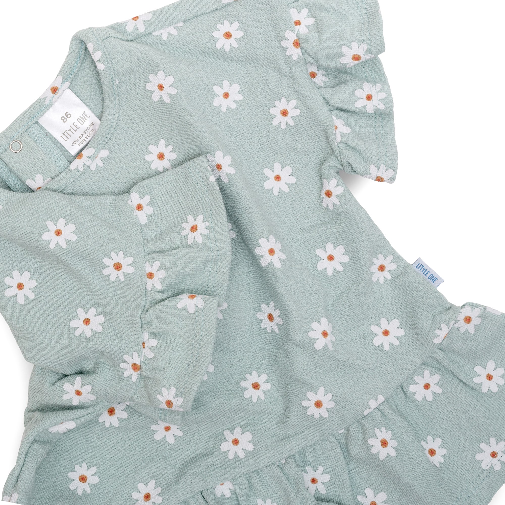 Kurzarmshirts, LITTLE ONE, Grün – Besonderheit: aus 100% Baumwolle