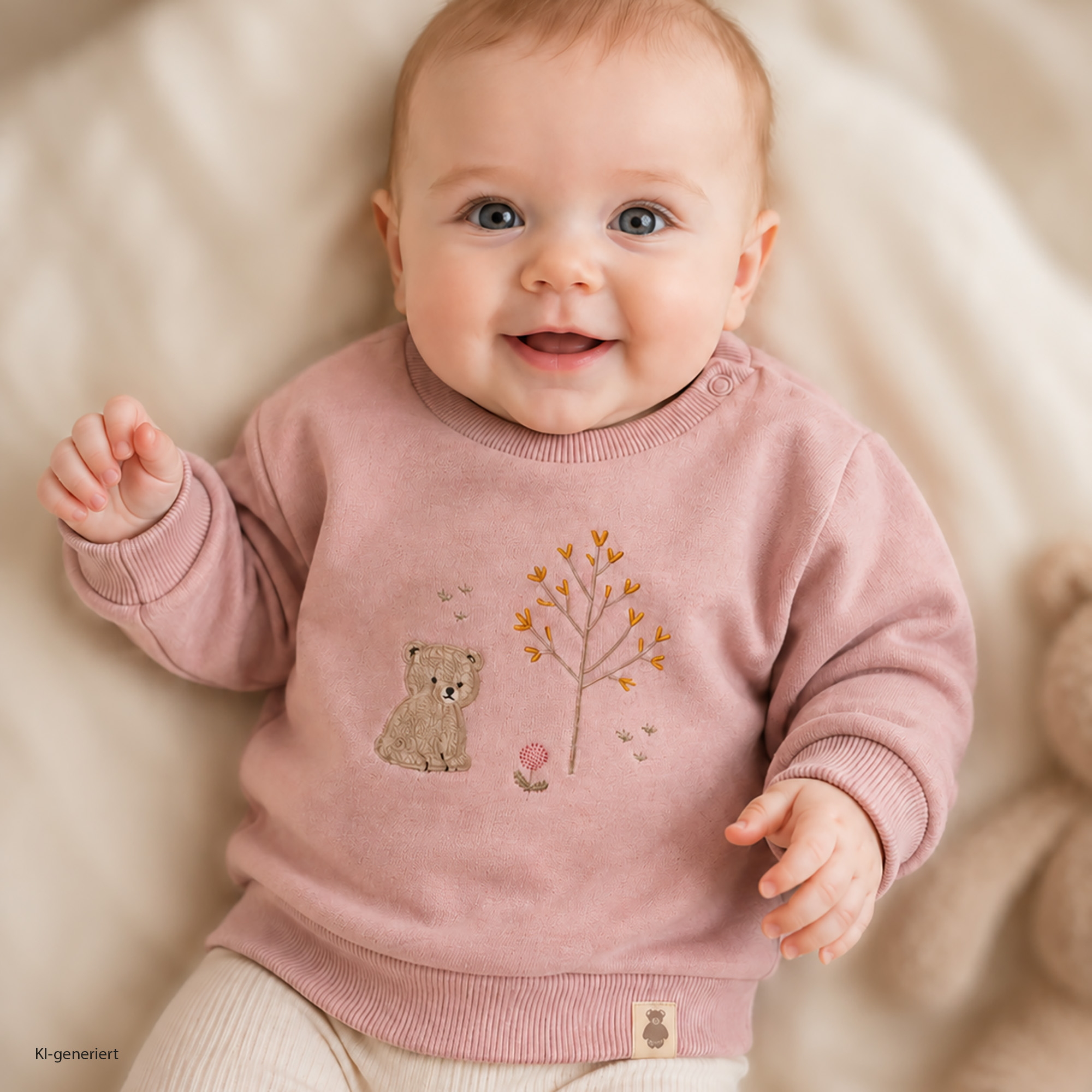 Pullover & Sweatshirts, LITTLE, Pink – Besonderheit: aus 80% Baumwolle