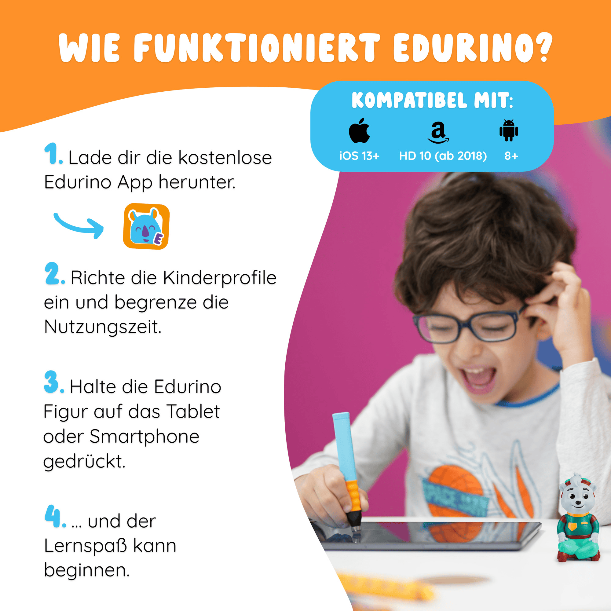 Spielfiguren, EDURINO, Mehrfarbig – Produktansicht