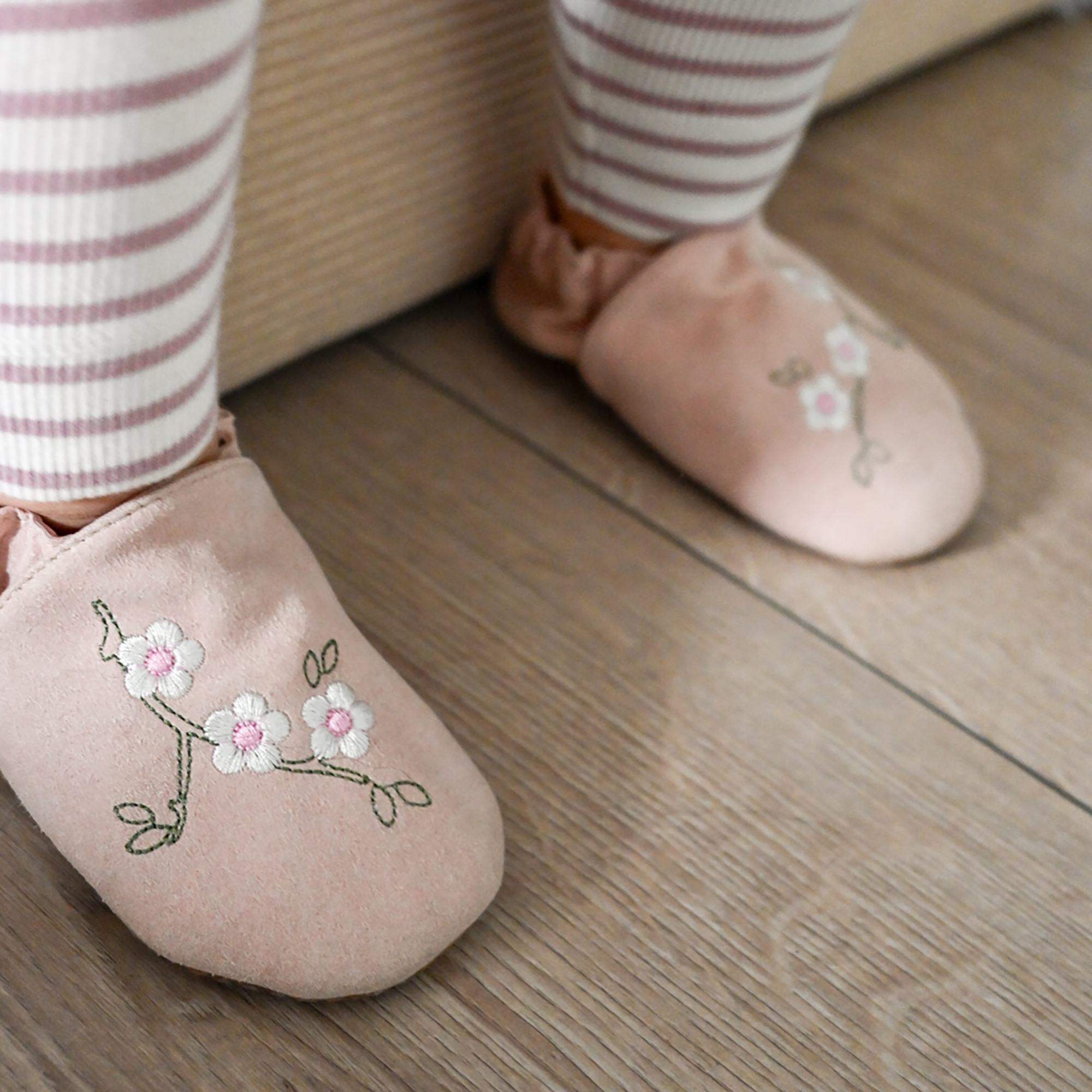 Krabbelschuhe, HOBEA, Pink – Besonderheit: mit spezieller GripWalk-Sohle für einen sicheren Halt