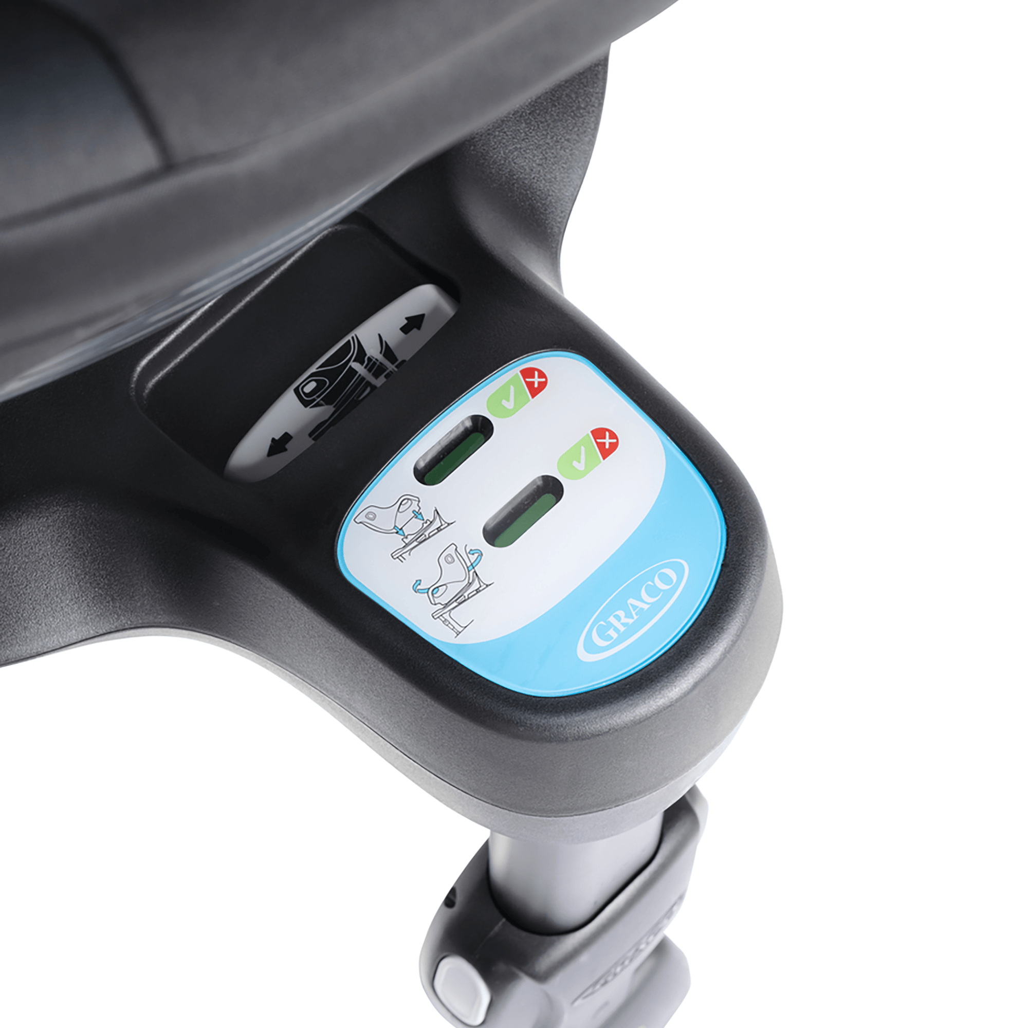 Isofix Stationen, GRACO, Schwarz – Produktansicht