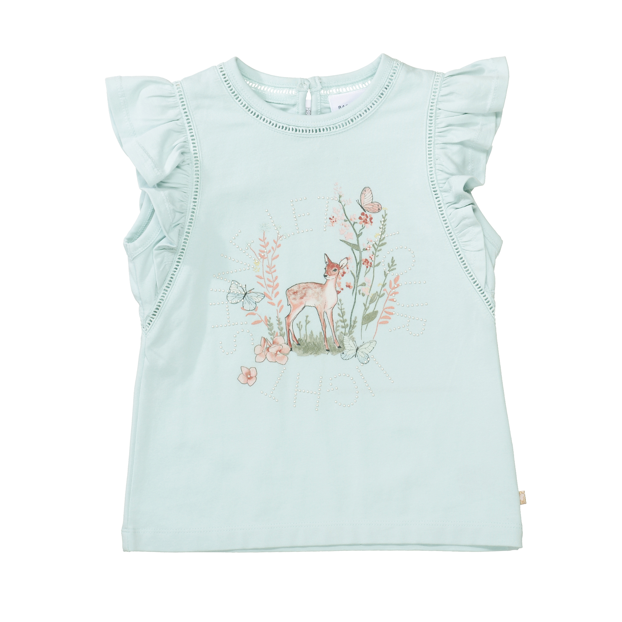 Kurzarmshirts, BASEFIELD, Blau – Produktansicht