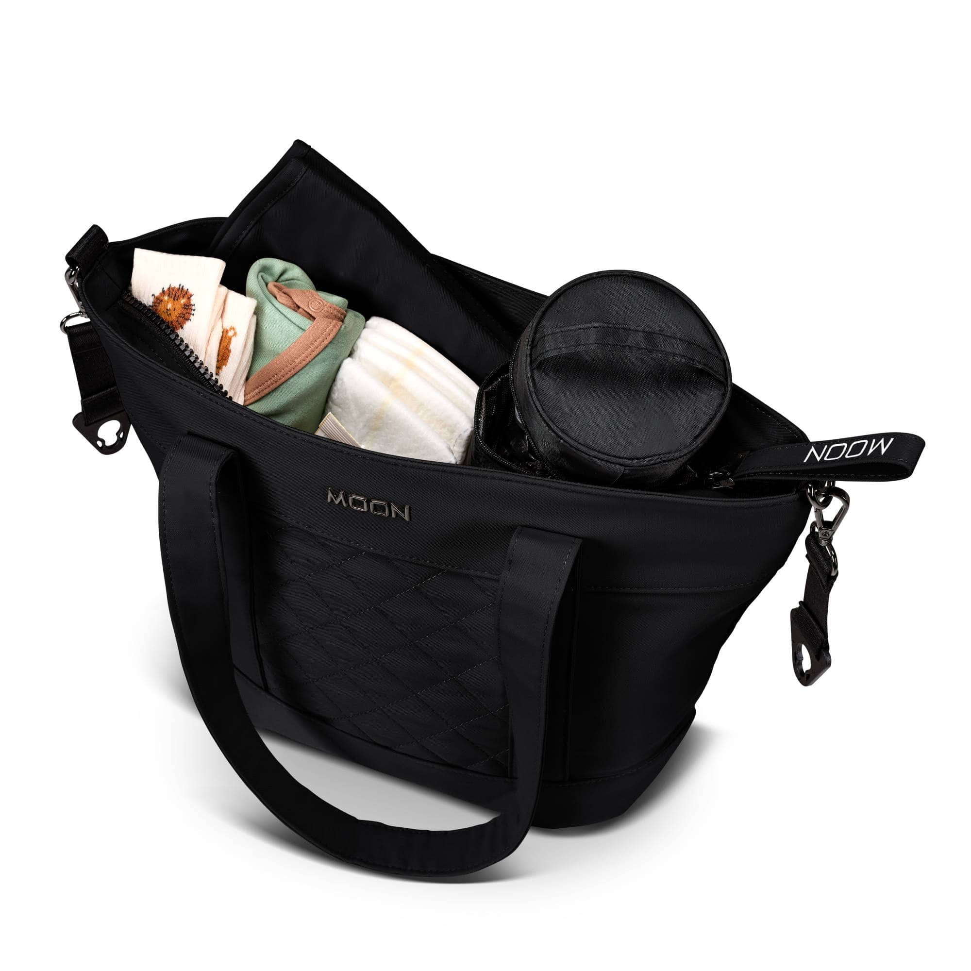 Wickeltaschen, MOON, Schwarz – Produktansicht