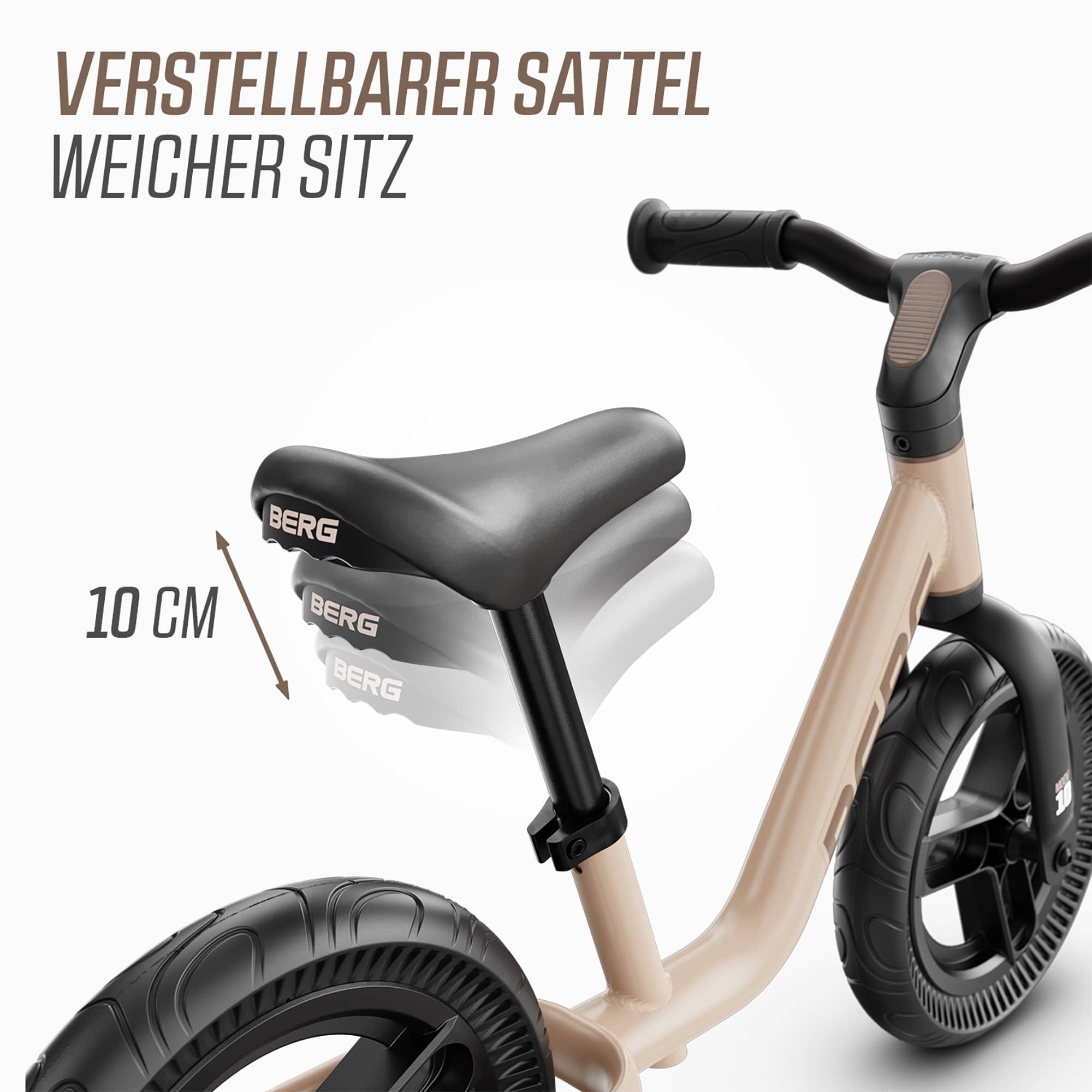 Laufräder, BERG, Beige – Produktansicht
