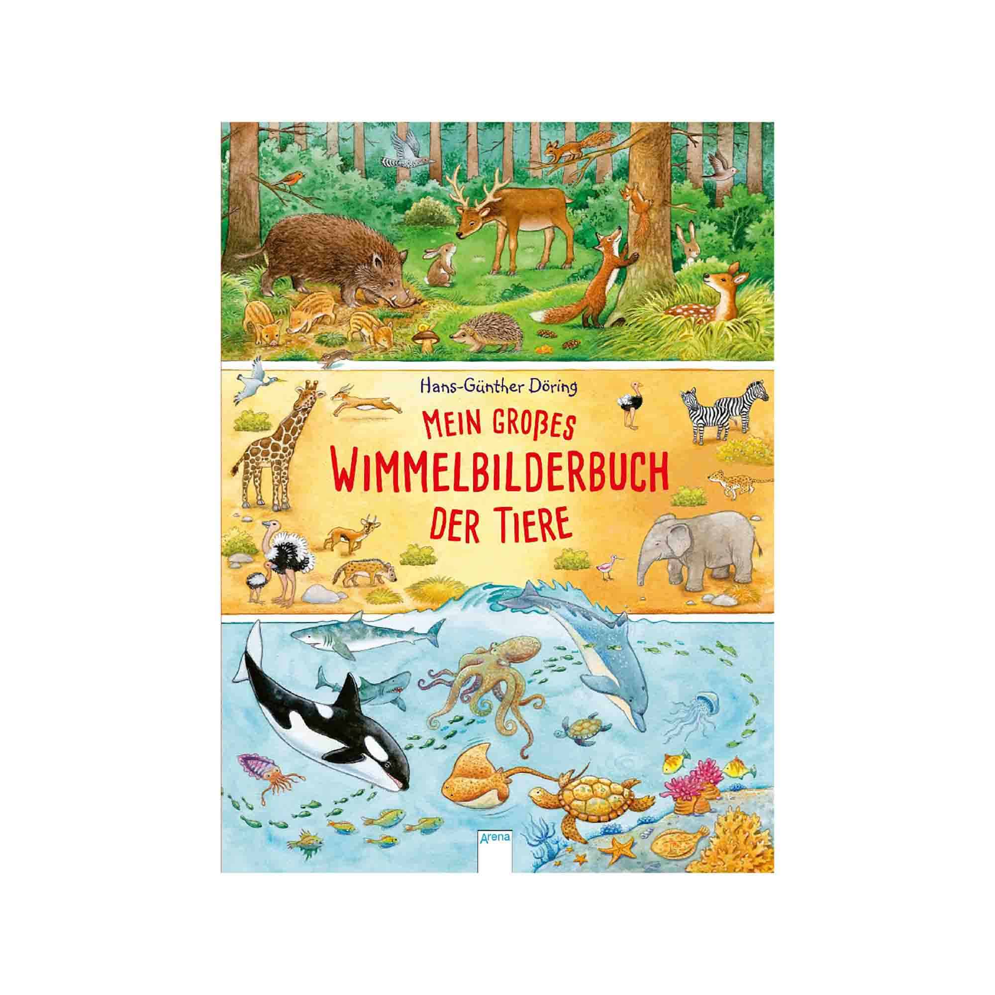 Wimmelbücher, Arena, Gelb – Produktansicht